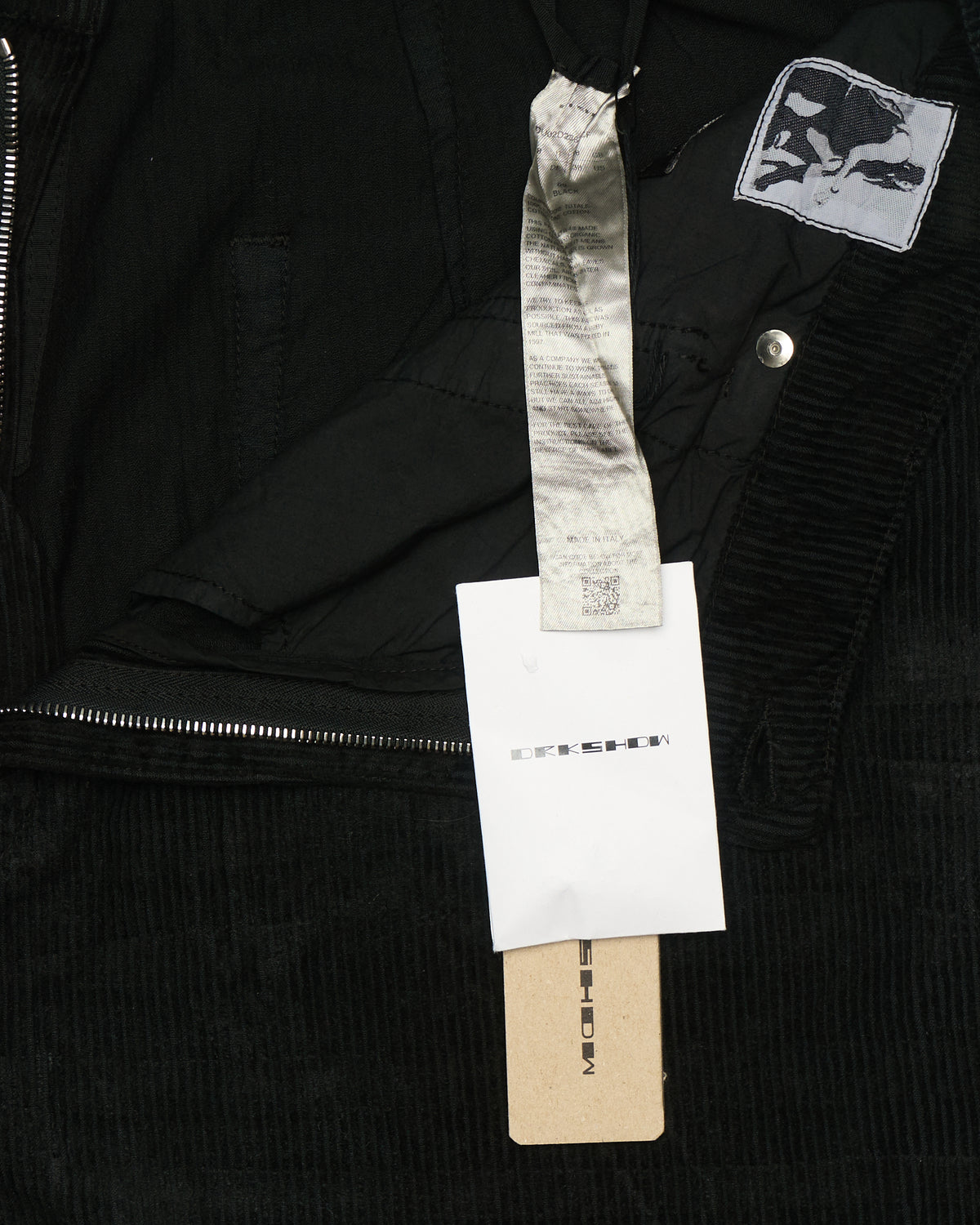 Rick Owens DRKSHDW Bolan Foil Coated Corduroy Bootcut Pants