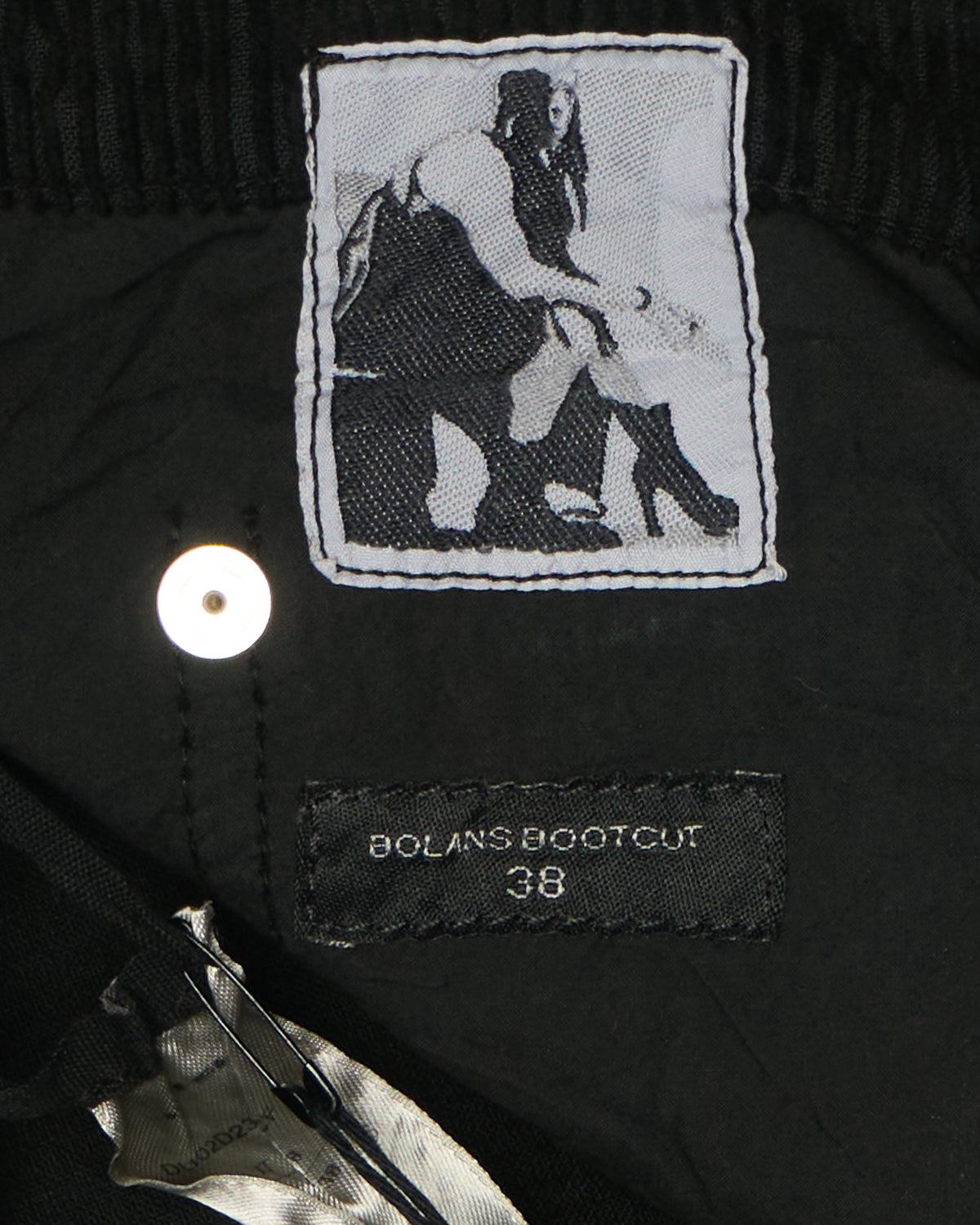 Rick Owens DRKSHDW Bolan Foil Coated Corduroy Bootcut Pants