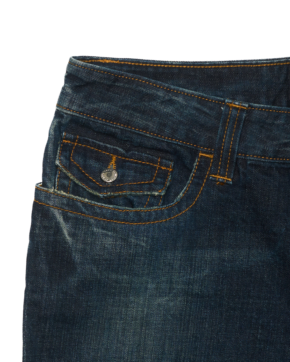 Early 00s Jean Paul Gaultier Paint Splatter Straight Leg Jeans