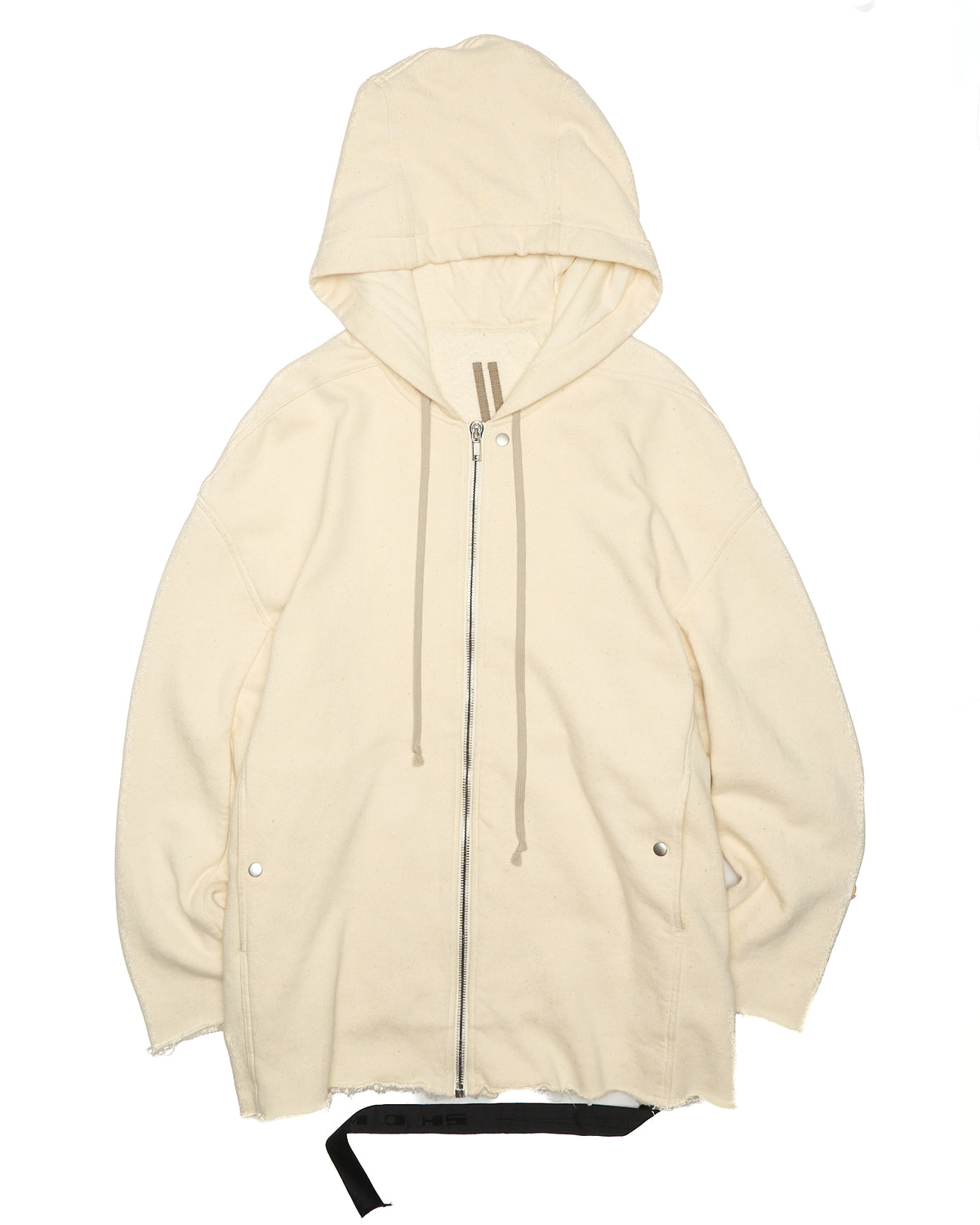 Rick Owens DRKSHDW Beige Peter Zip-Up Hoodie