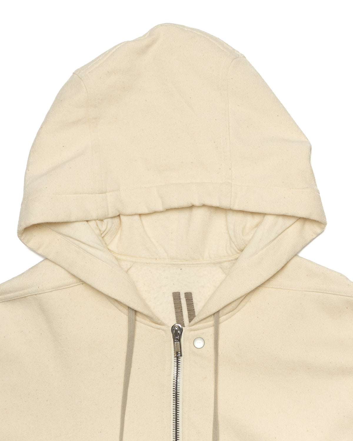 Rick Owens DRKSHDW Beige Peter Zip-Up Hoodie