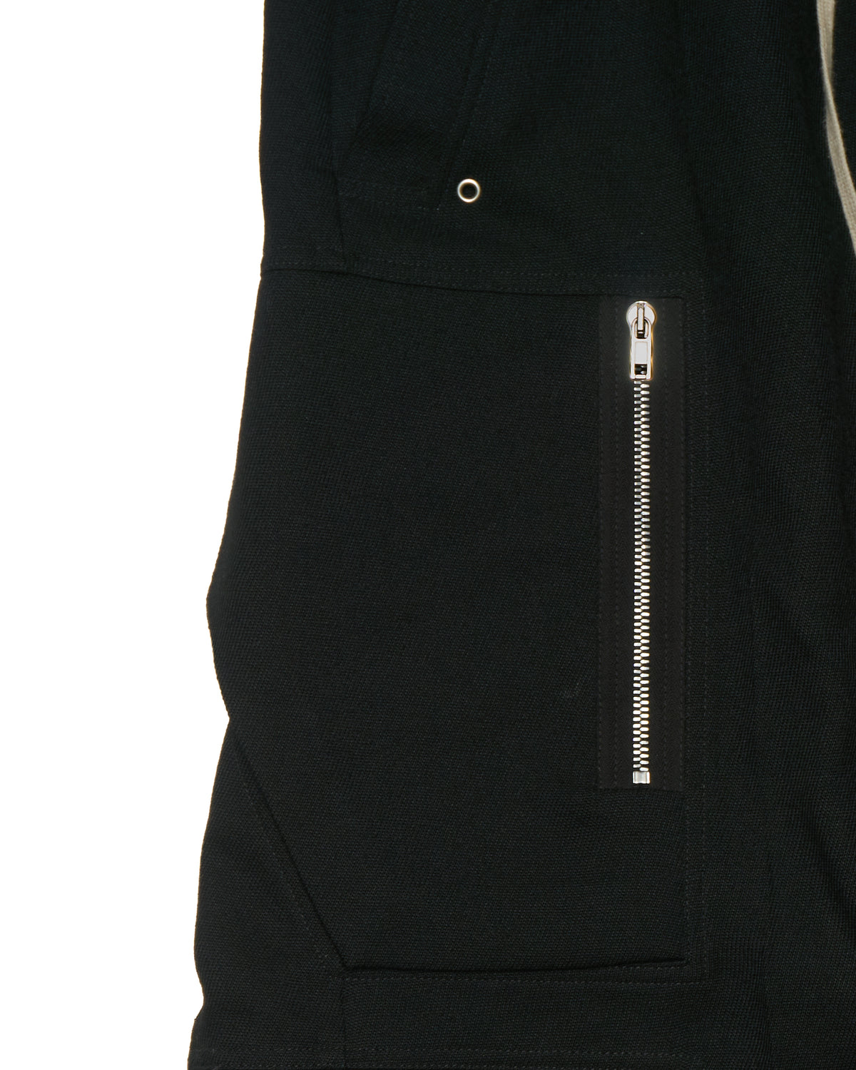 F/W25 Rick Owens ‘CONCORDIANS’ Black Wool Cargo Bela Pants