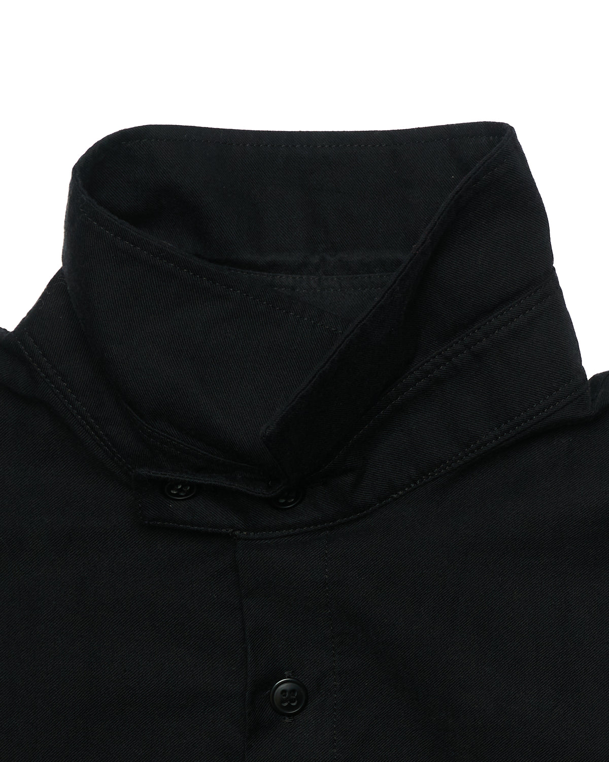 S/S17 Yohji Yamamoto Produce Black Runway Staff Button Up Shirt