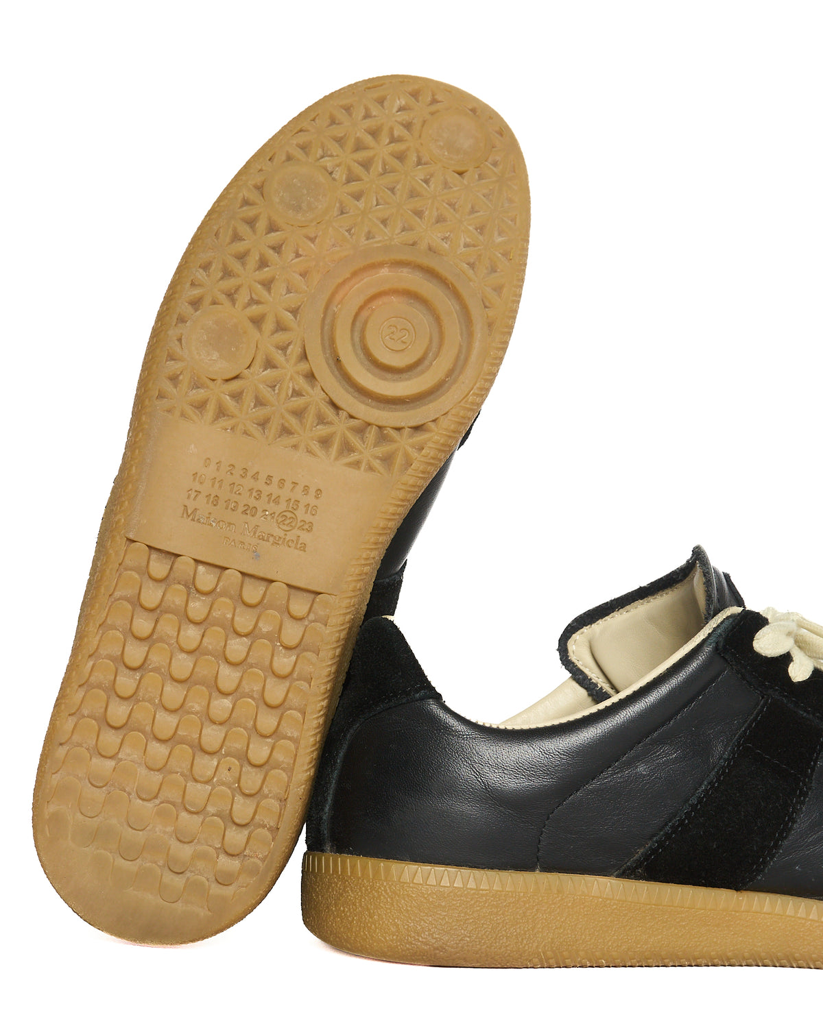 Maison Margiela Replica Black Gat Sneakers