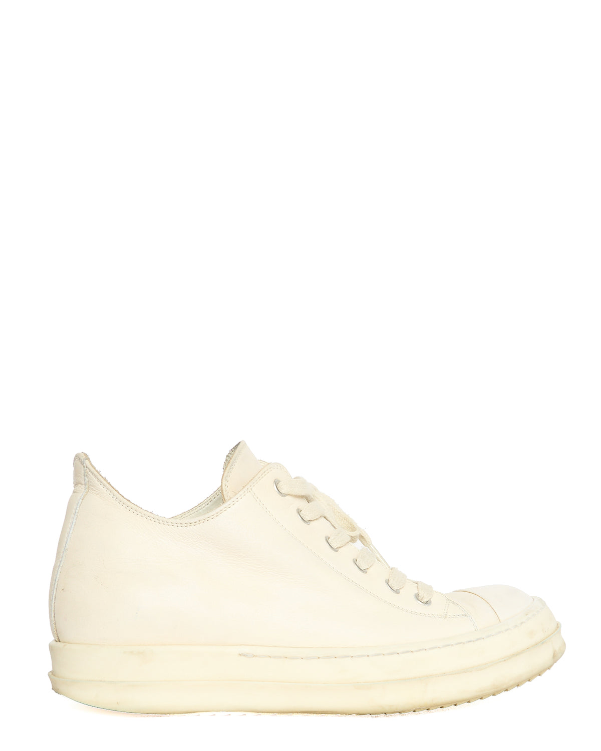 Rick Owens Low-Top Milk Ramones Sneakers