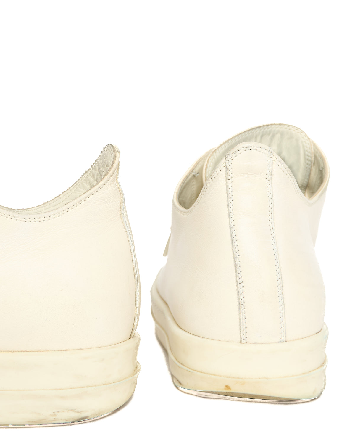 Rick Owens Low-Top Milk Ramones Sneakers