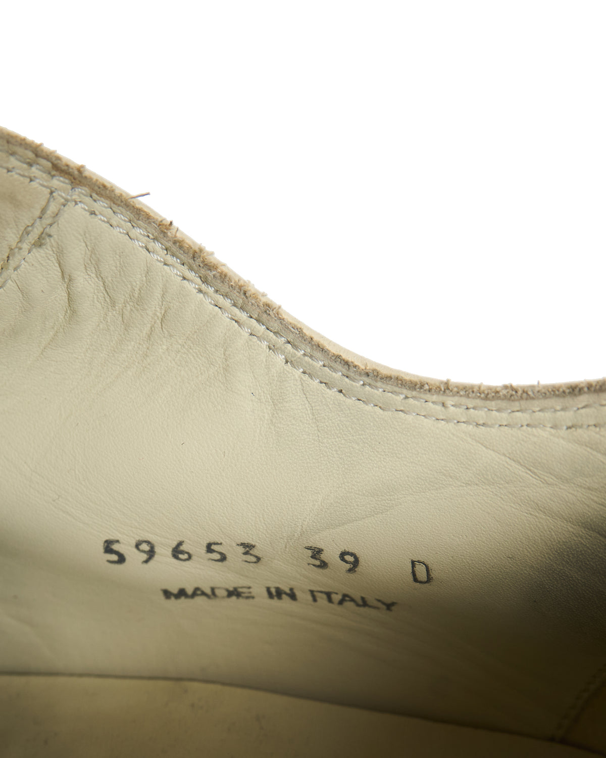 Rick Owens Low-Top Milk Ramones Sneakers
