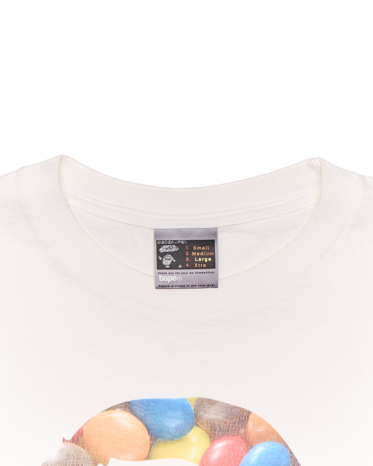 ‘01 BAPE Candy Ape Head White Tee Shirt
