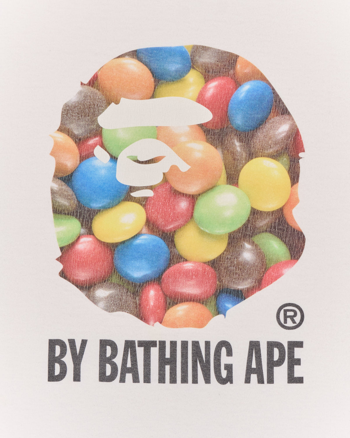 ‘01 BAPE Candy Ape Head White Tee Shirt