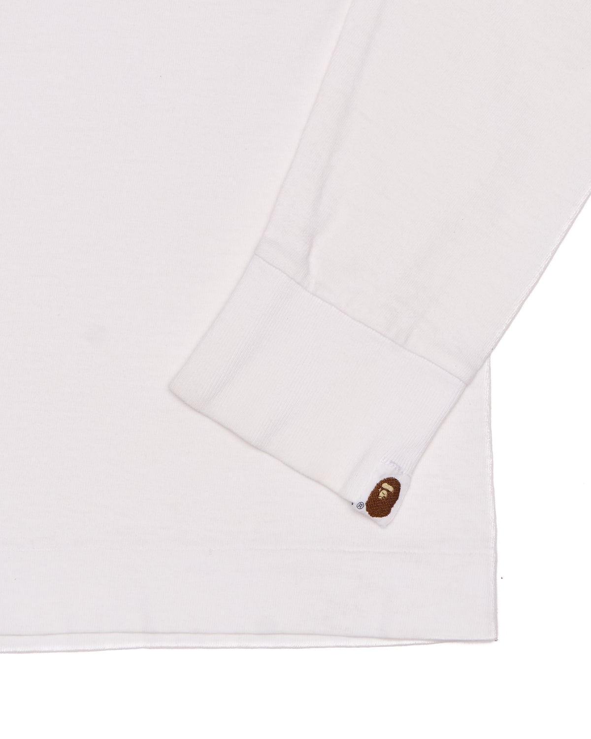 ‘99 BAPE Angry Ape Camo Head White Longsleeve Shirt