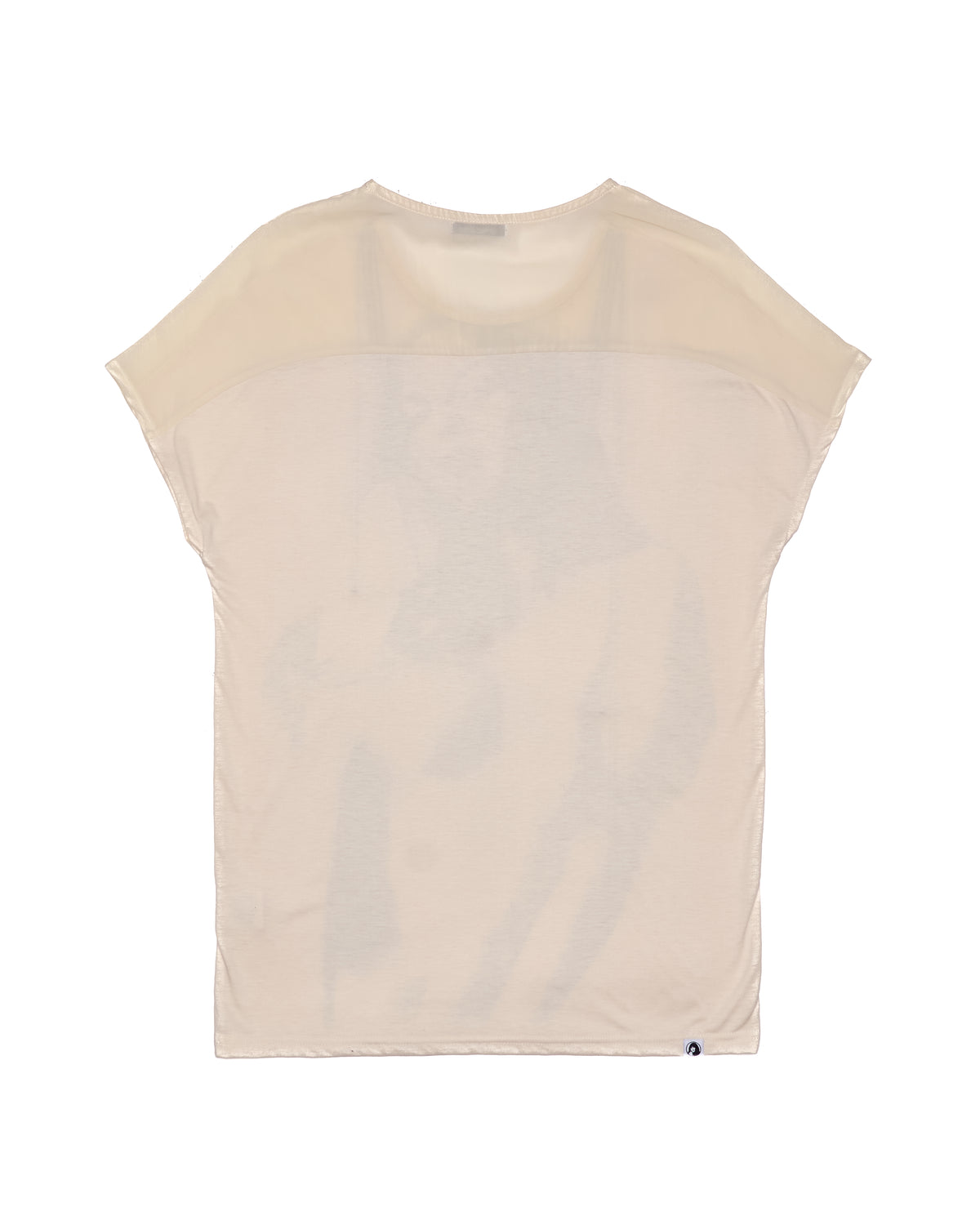 Hysteric Glamour Beige Graphic Chain Appliqué Top