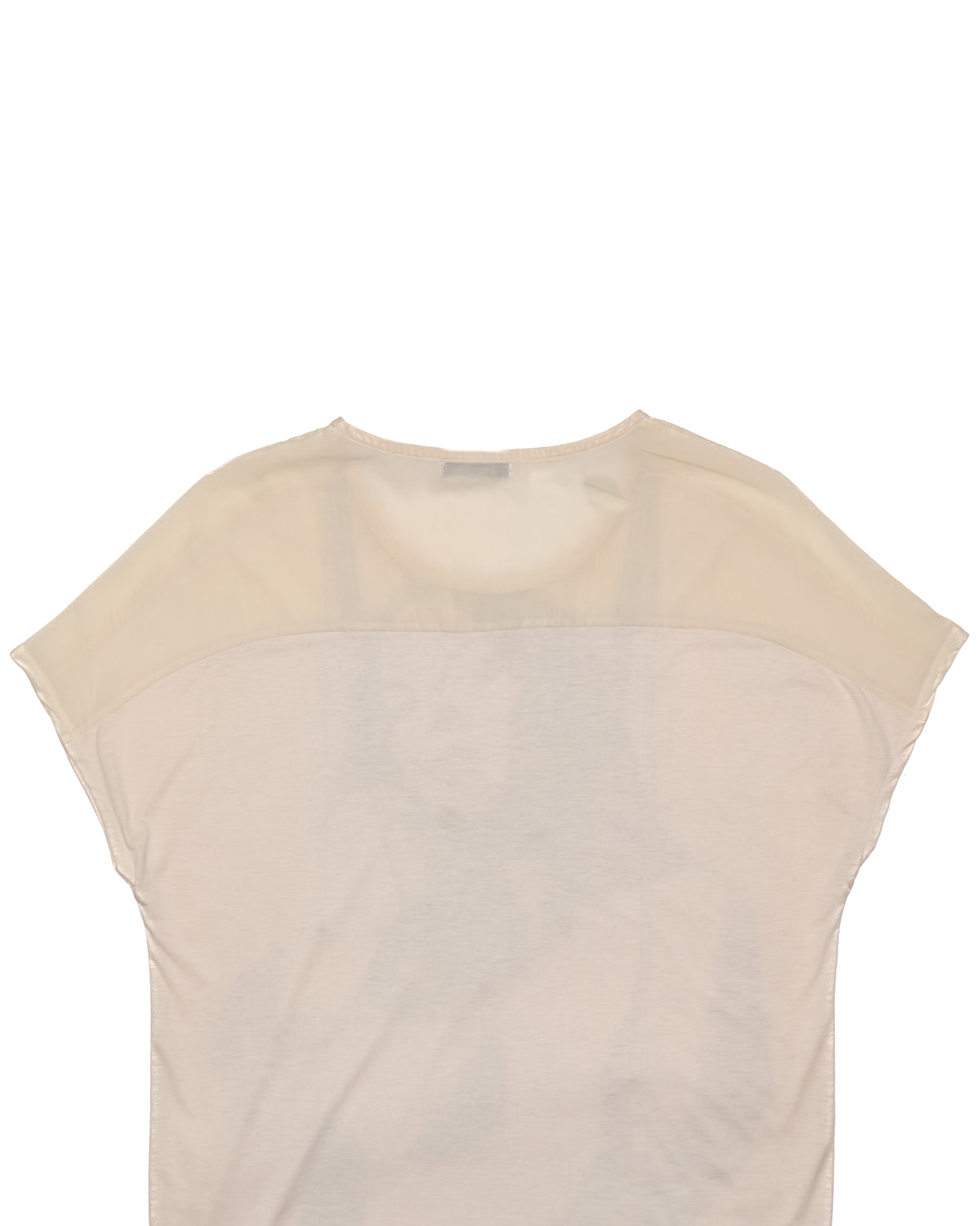 Hysteric Glamour Beige Graphic Chain Appliqué Top