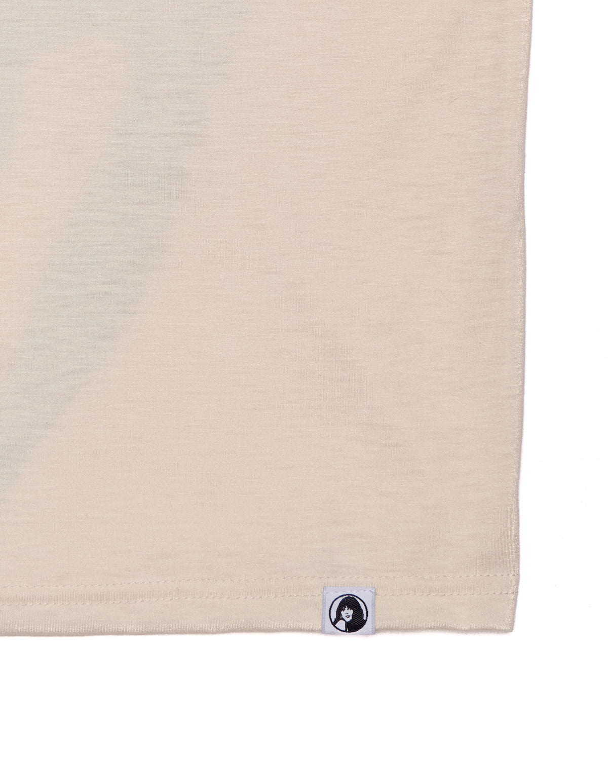 Hysteric Glamour Beige Graphic Chain Appliqué Top