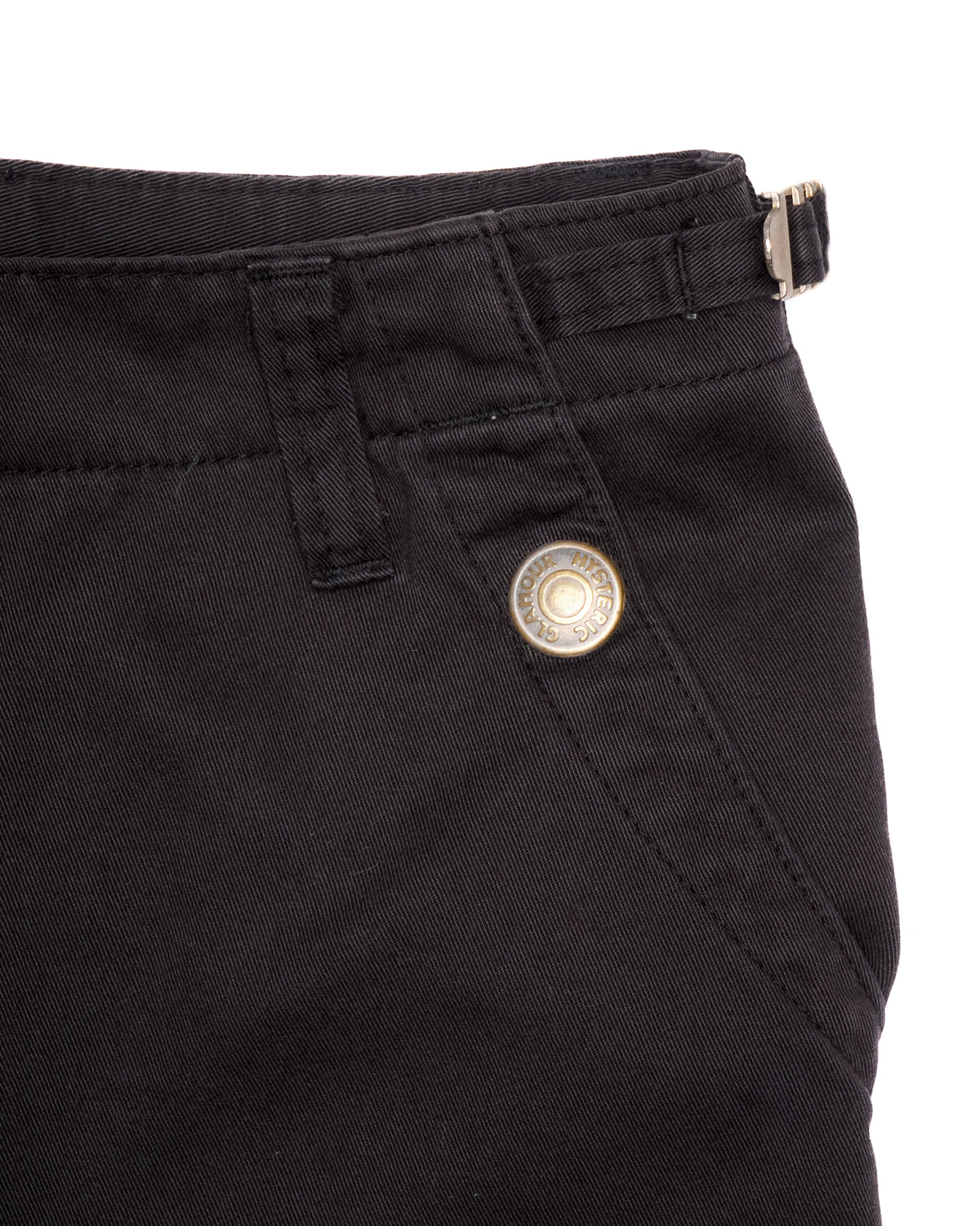 Late 90s Hysteric Glamour Grey Cargo Mini Skirt