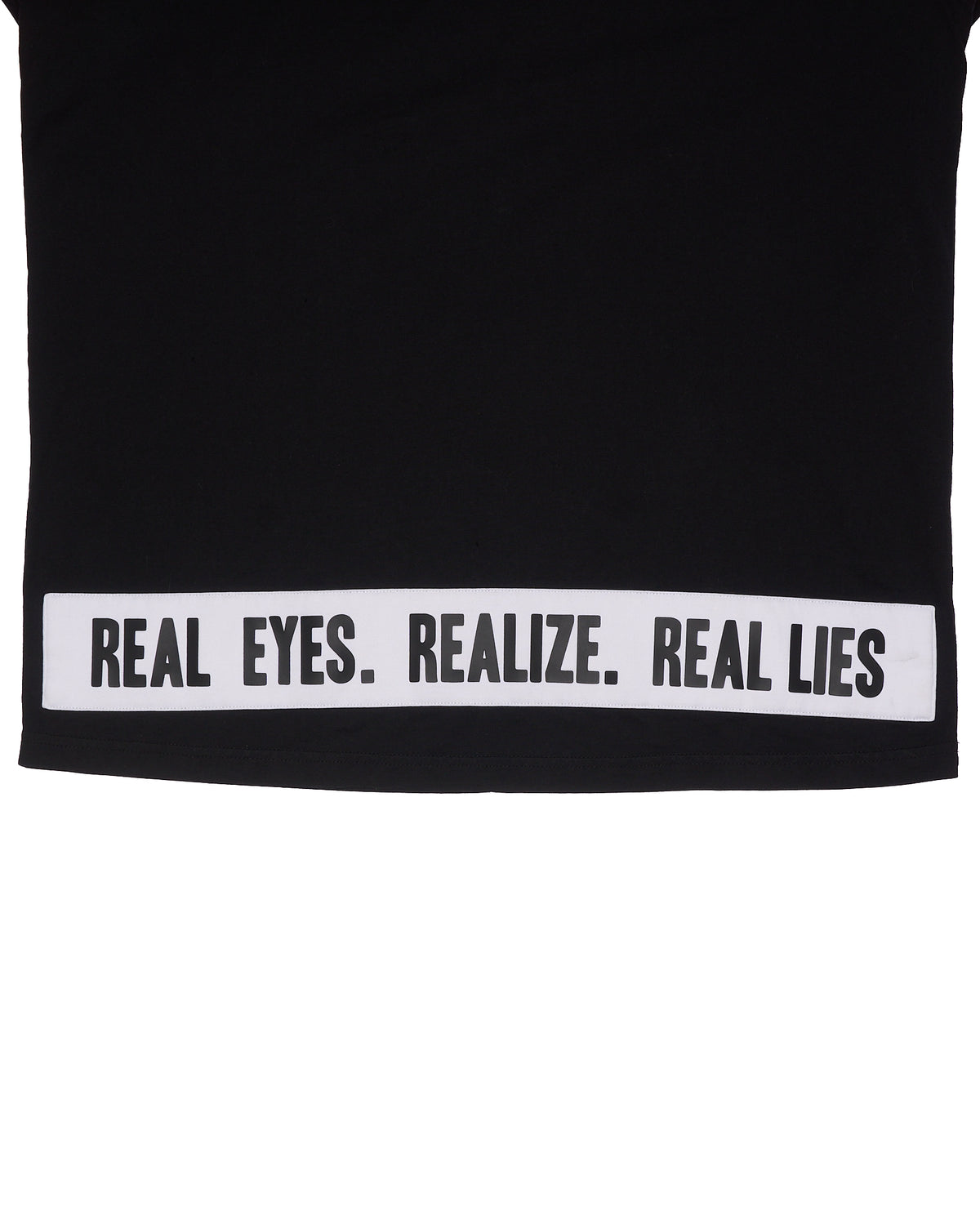 A/W17 Givenchy by Ricardo Tisci “Tupac” “Real Lies” Black Slogan Tee Shirt