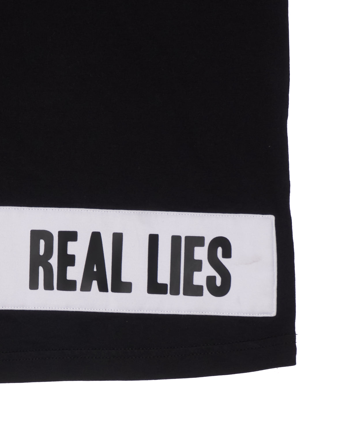 A/W17 Givenchy by Ricardo Tisci “Tupac” “Real Lies” Black Slogan Tee Shirt