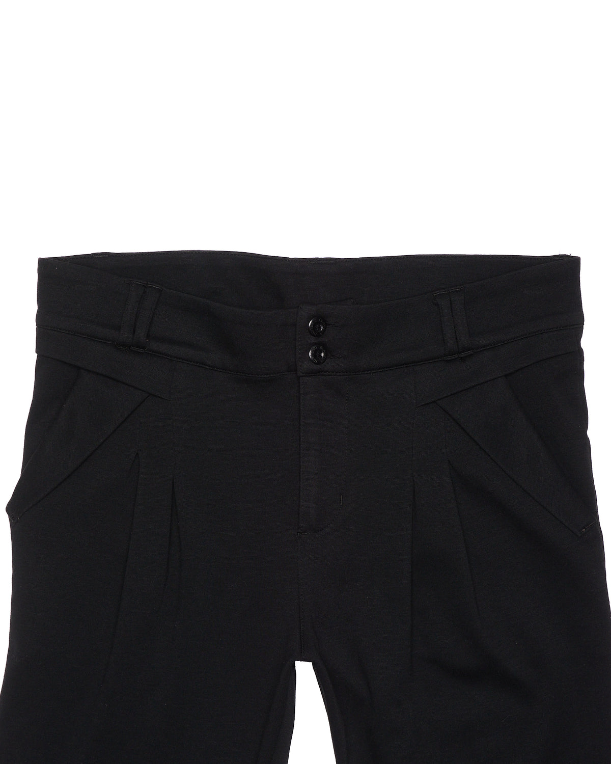 Hysteric Glamour Black Pleated Jersey Pants