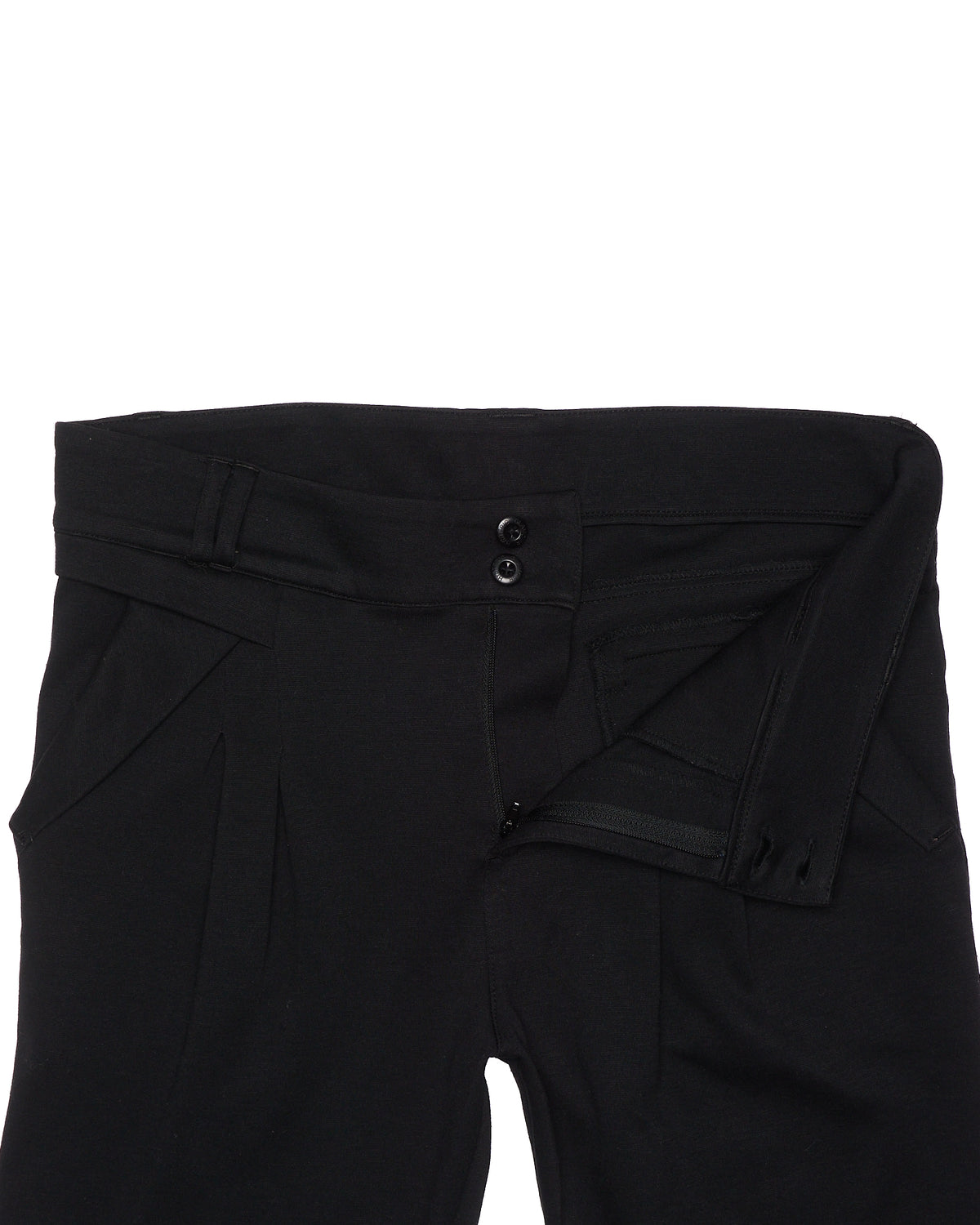 Hysteric Glamour Black Pleated Jersey Pants