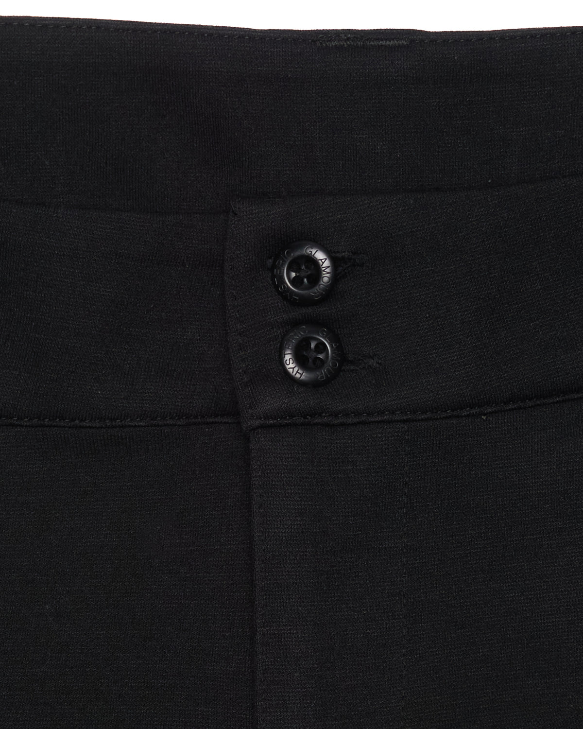 Hysteric Glamour Black Pleated Jersey Pants
