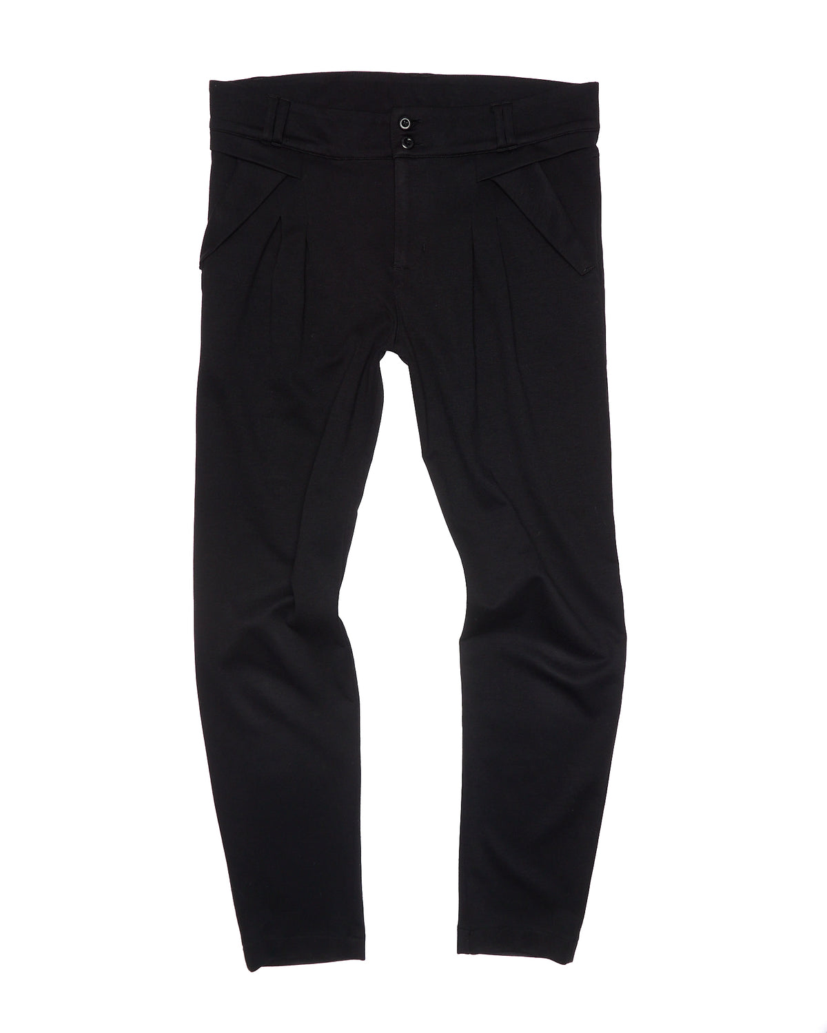 Hysteric Glamour Black Pleated Jersey Pants