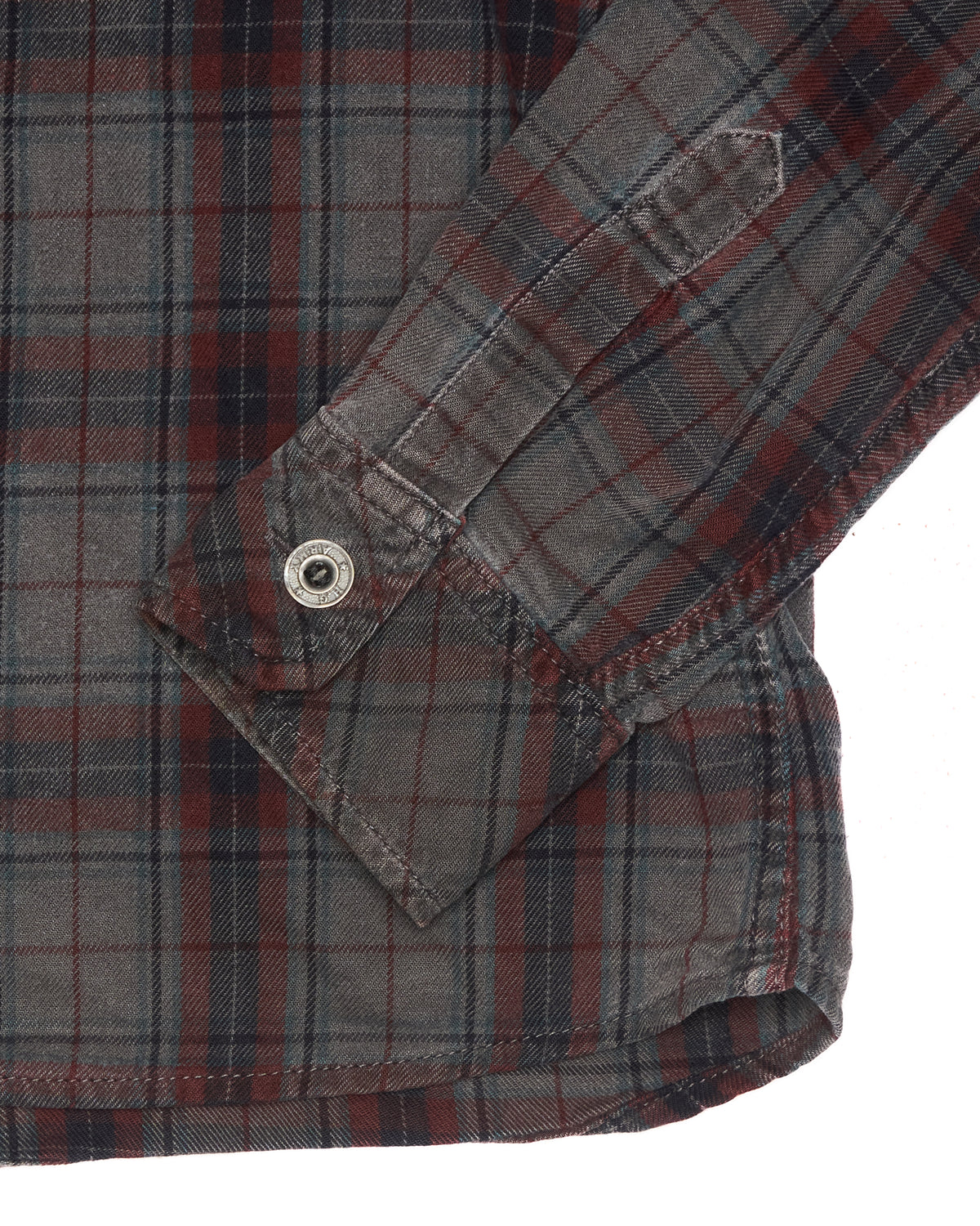 Early 00s Hysteric Glamour “Western Fatigue” Red/Grey Plaid Shirt