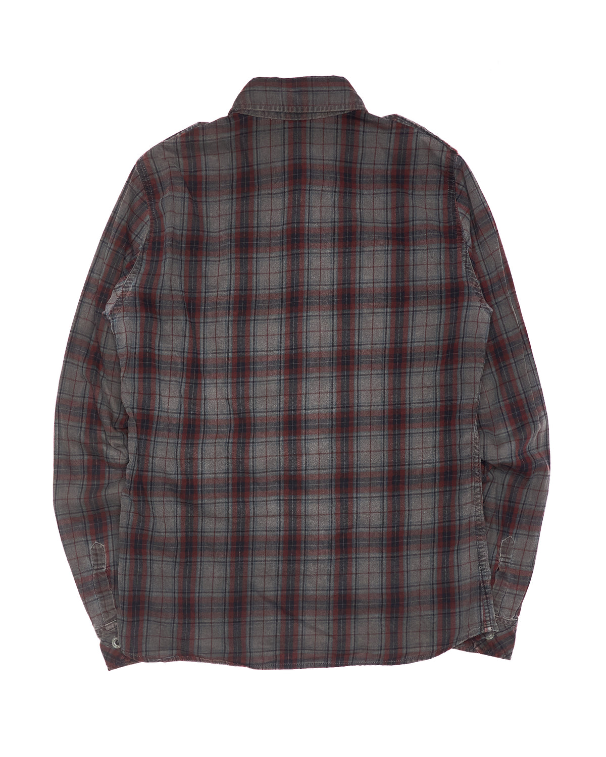 Early 00s Hysteric Glamour “Western Fatigue” Red/Grey Plaid Shirt
