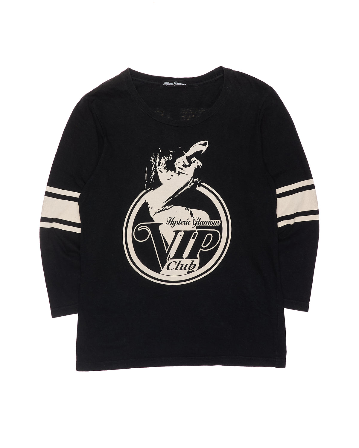Hysteric Glamour "V.I.P. Club" Black Graphic Long-Sleeve