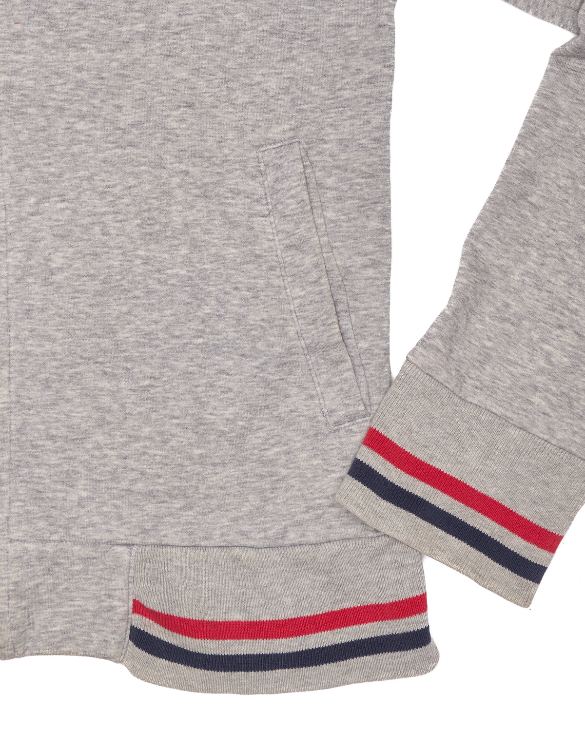 00s Hysteric Glamour "Devil's Night" Grey Graphic Zip-Up Sweater