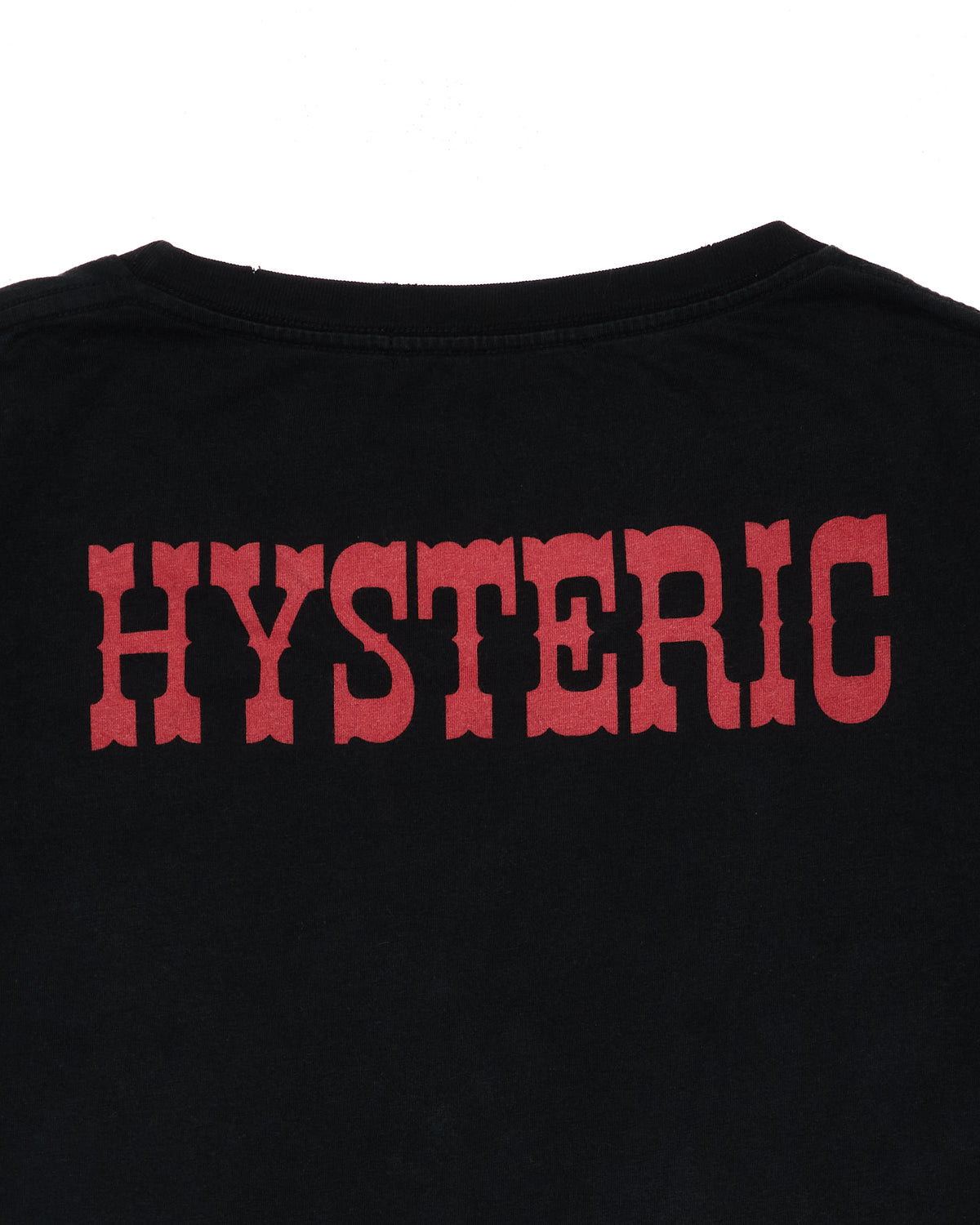 Hysteric Glamour "World of Burlesque" Pin-Up Girl Black Graphic Tee