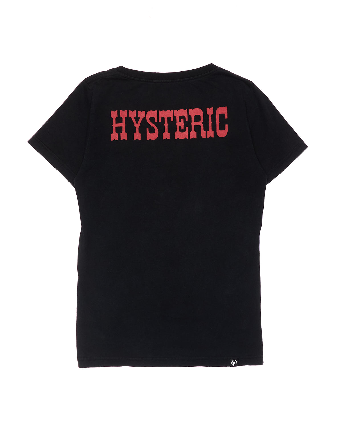 Hysteric Glamour "World of Burlesque" Pin-Up Girl Black Graphic Tee