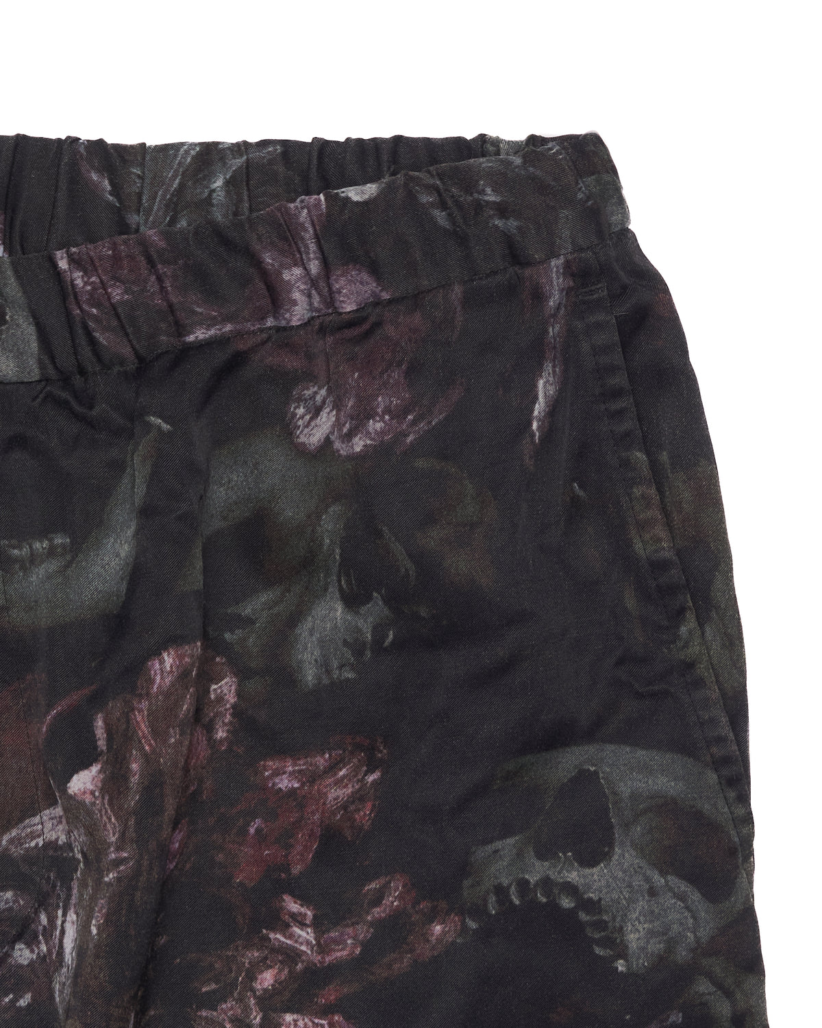A/W20 Lad Musician Flower & Skull Print Inkjet Wide Pant
