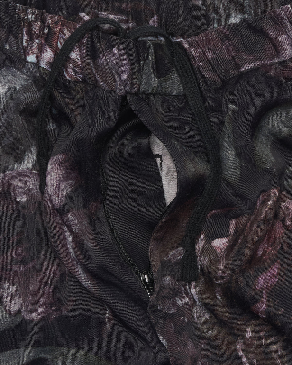 A/W20 Lad Musician Flower & Skull Print Inkjet Wide Pant