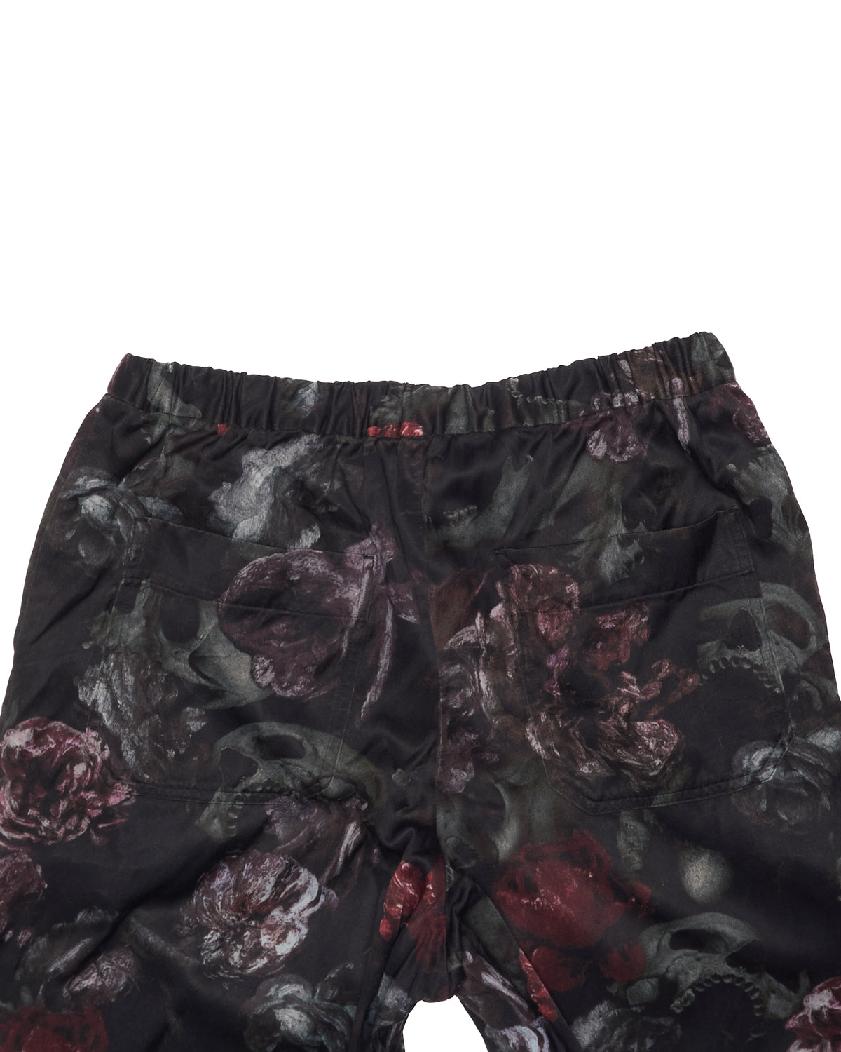 A/W20 Lad Musician Flower & Skull Print Inkjet Wide Pant