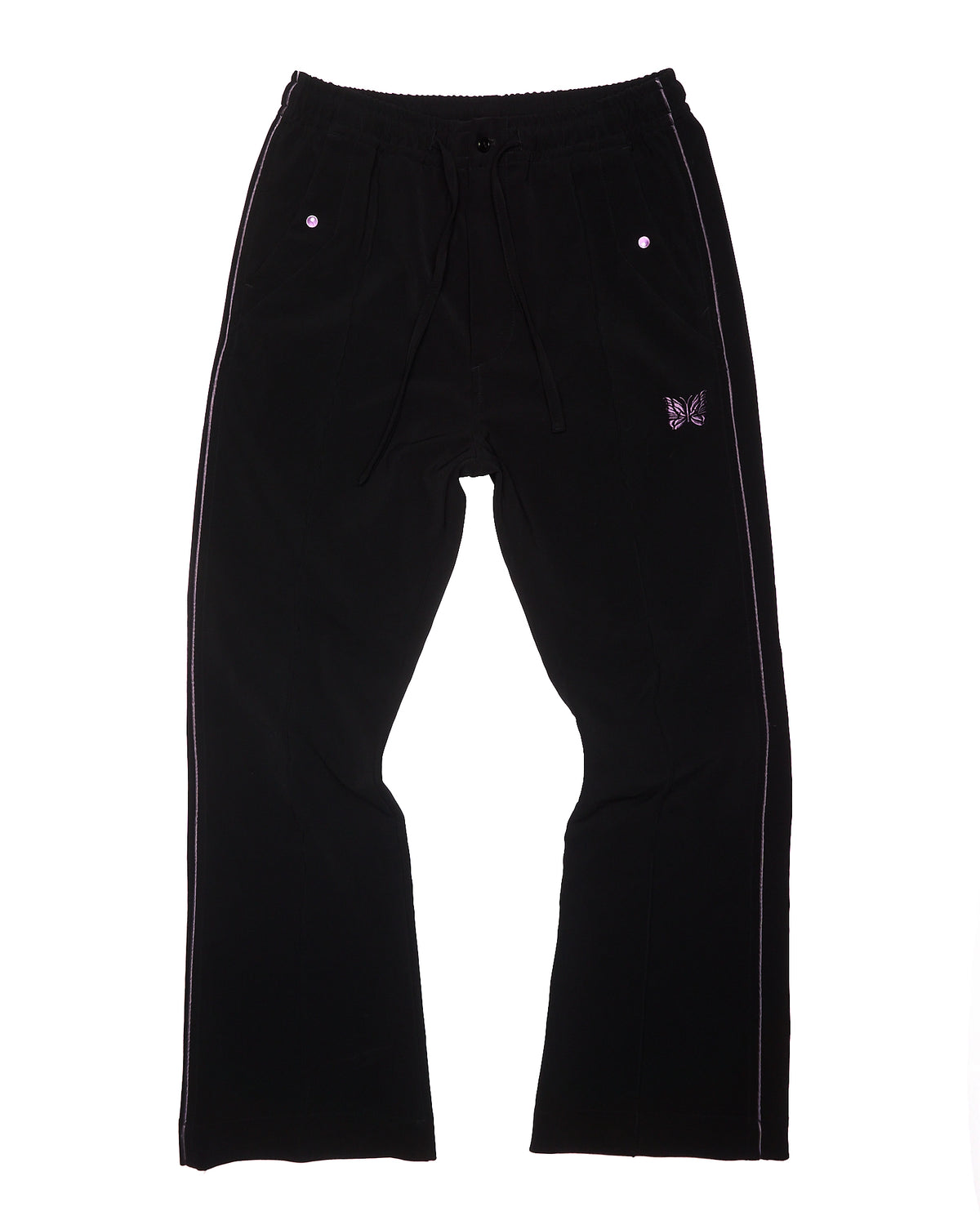 F/W20 Needles Piping Cowboy Black/Purple Flared Pants