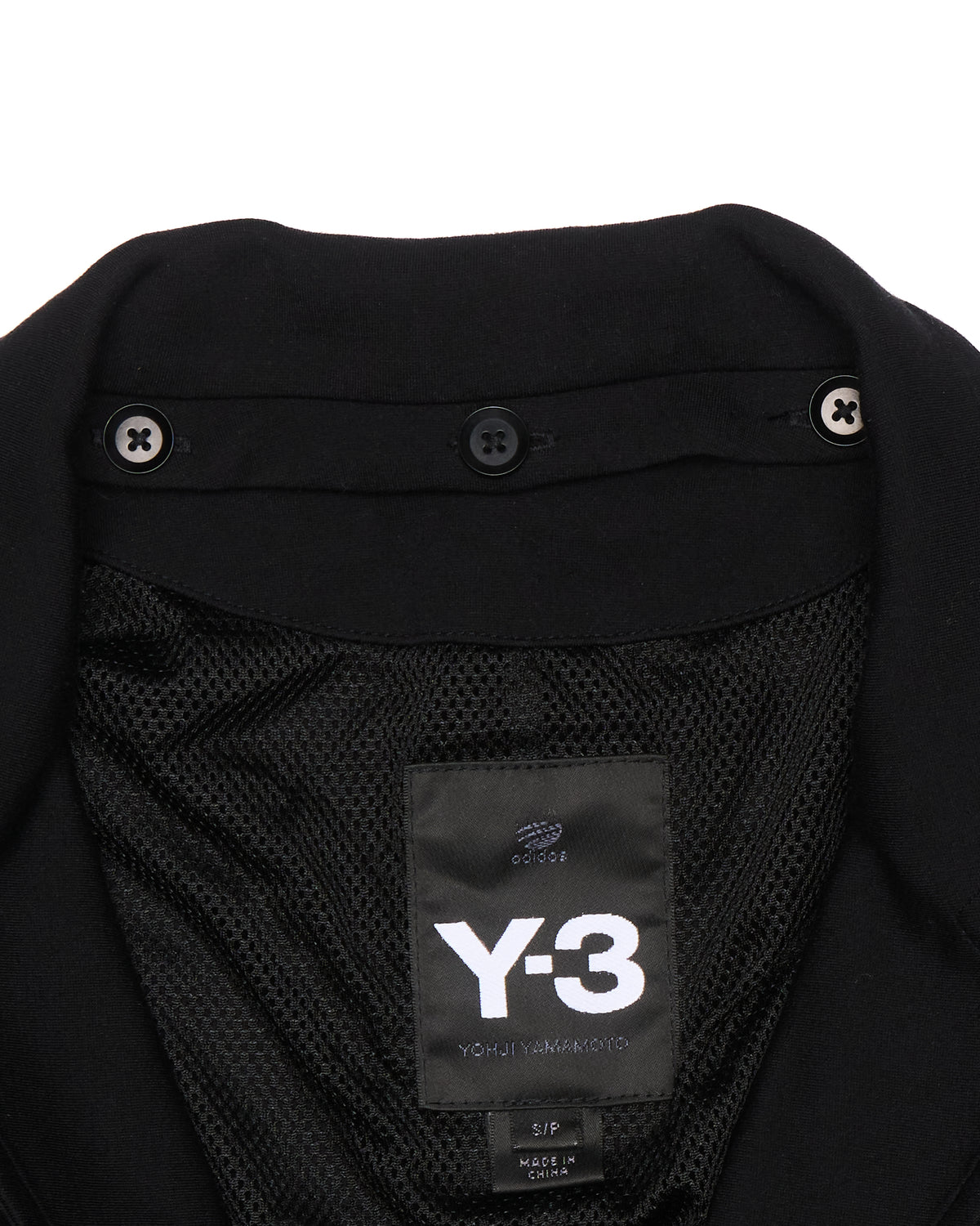 Y-3 by Yohji Yamamoto Black Convertible-Zip Blazer