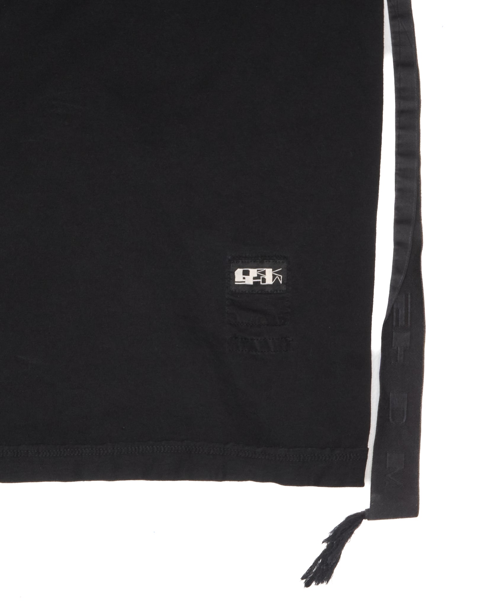 S/S21 Rick Owens DRKSHDW "PHLEGETHON" Black Long Tunic Tank