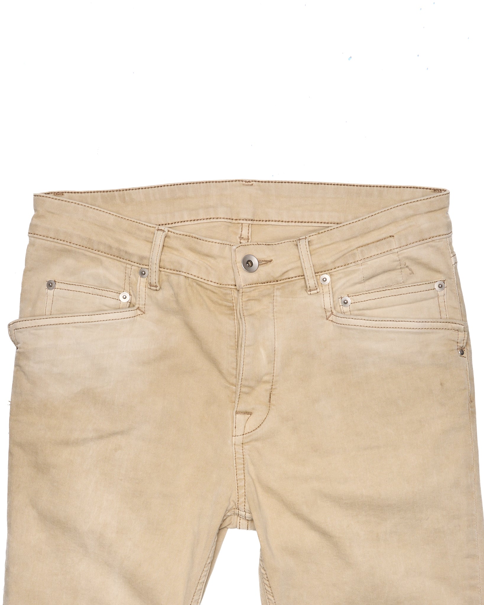 S/S22 Rick Owens DRKSHDW "FOGACHINE" MINERAL 'Tyrone Cut' Skinny Denim