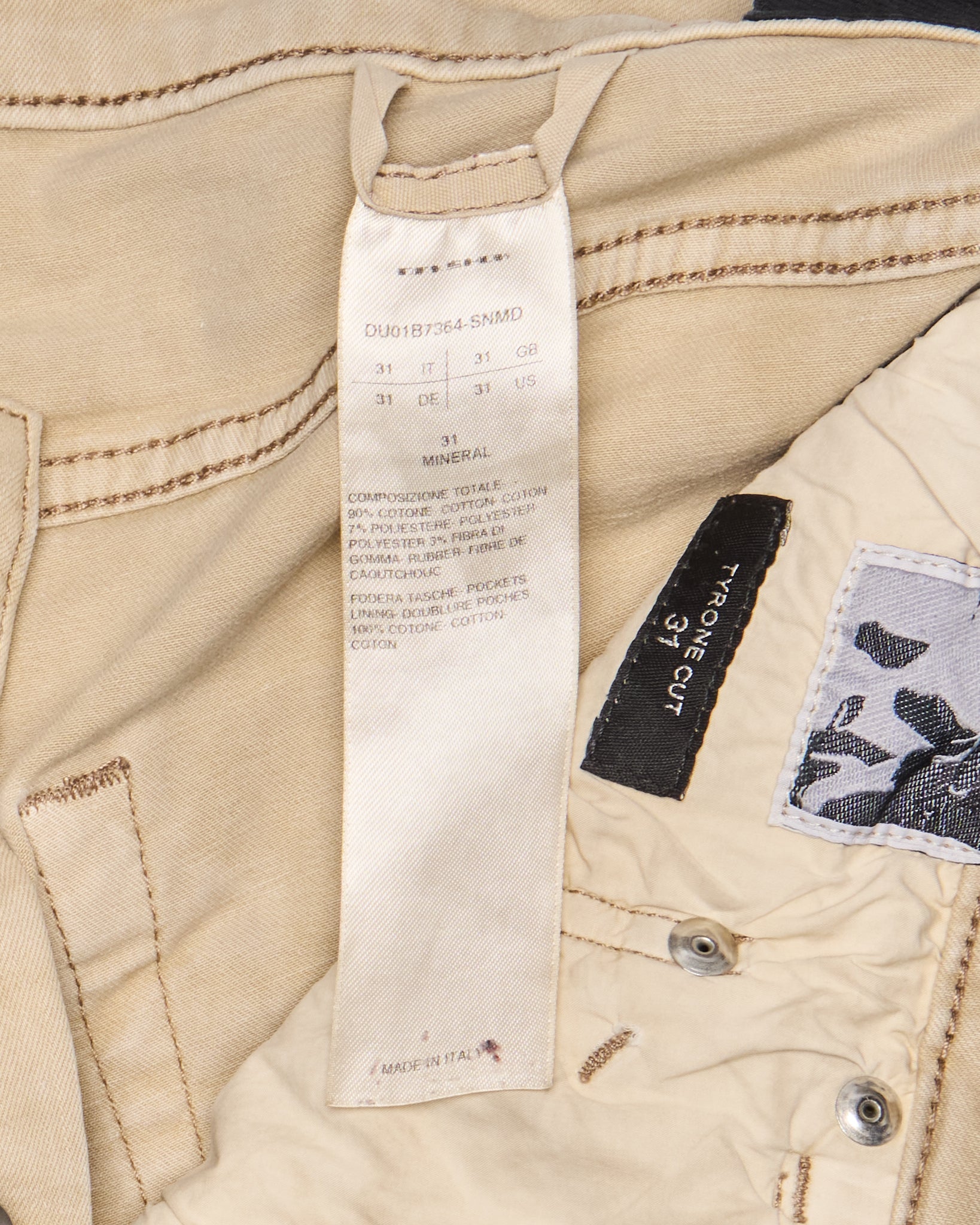S/S22 Rick Owens DRKSHDW "FOGACHINE" MINERAL 'Tyrone Cut' Skinny Denim