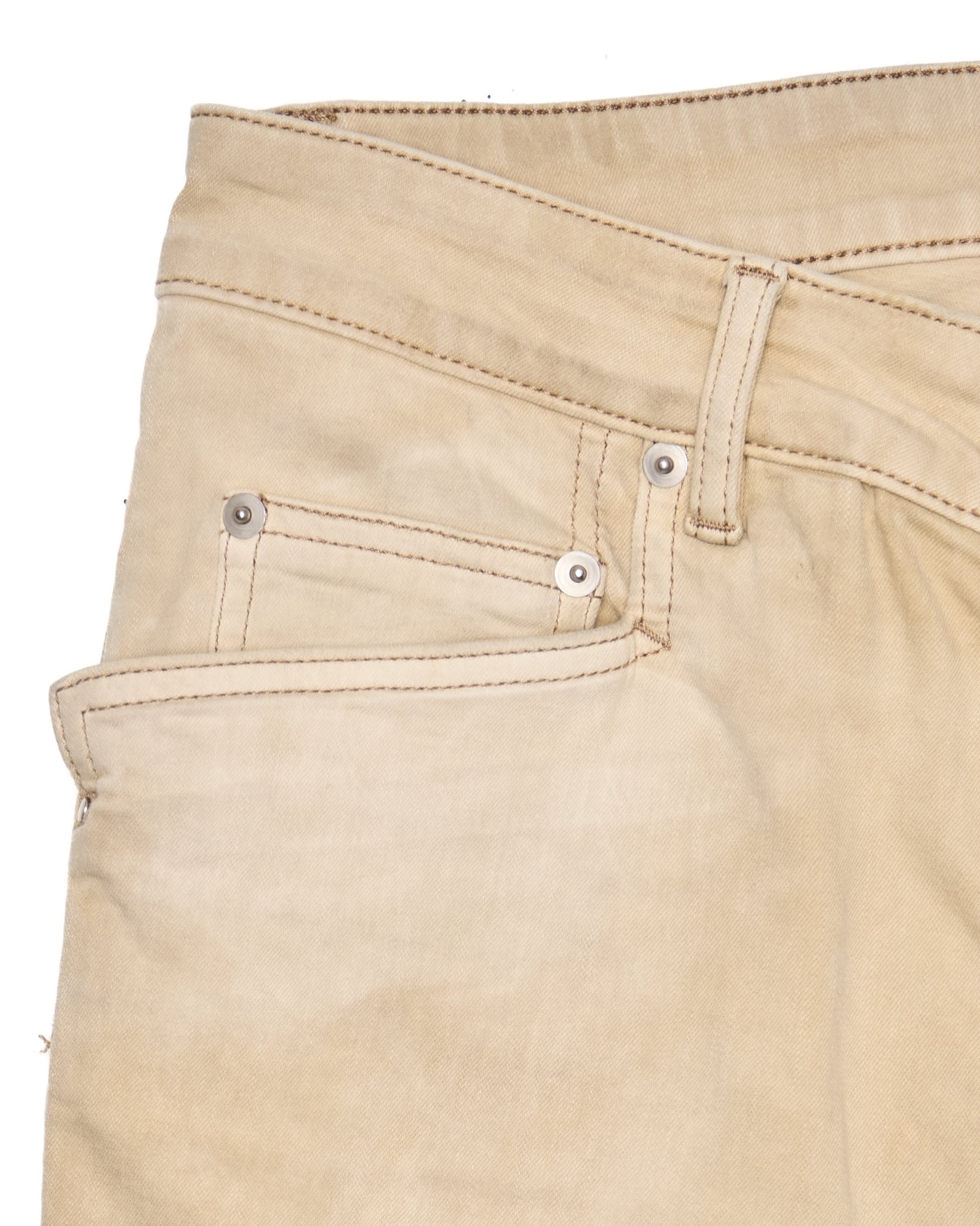 S/S22 Rick Owens DRKSHDW "FOGACHINE" MINERAL 'Tyrone Cut' Skinny Denim