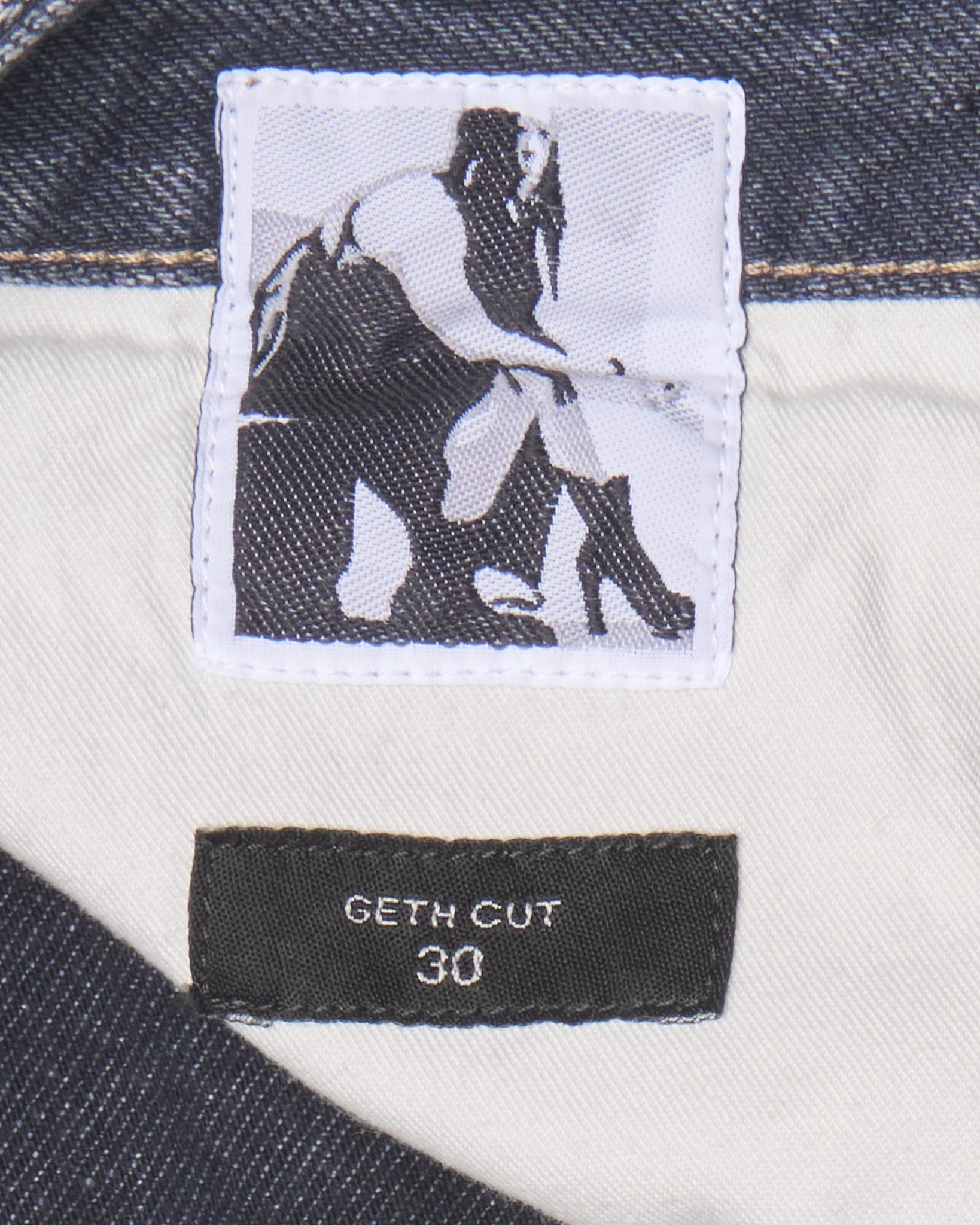 Rick Owens DRKSHDW Geth 13oz Stone Wash Grey Denim