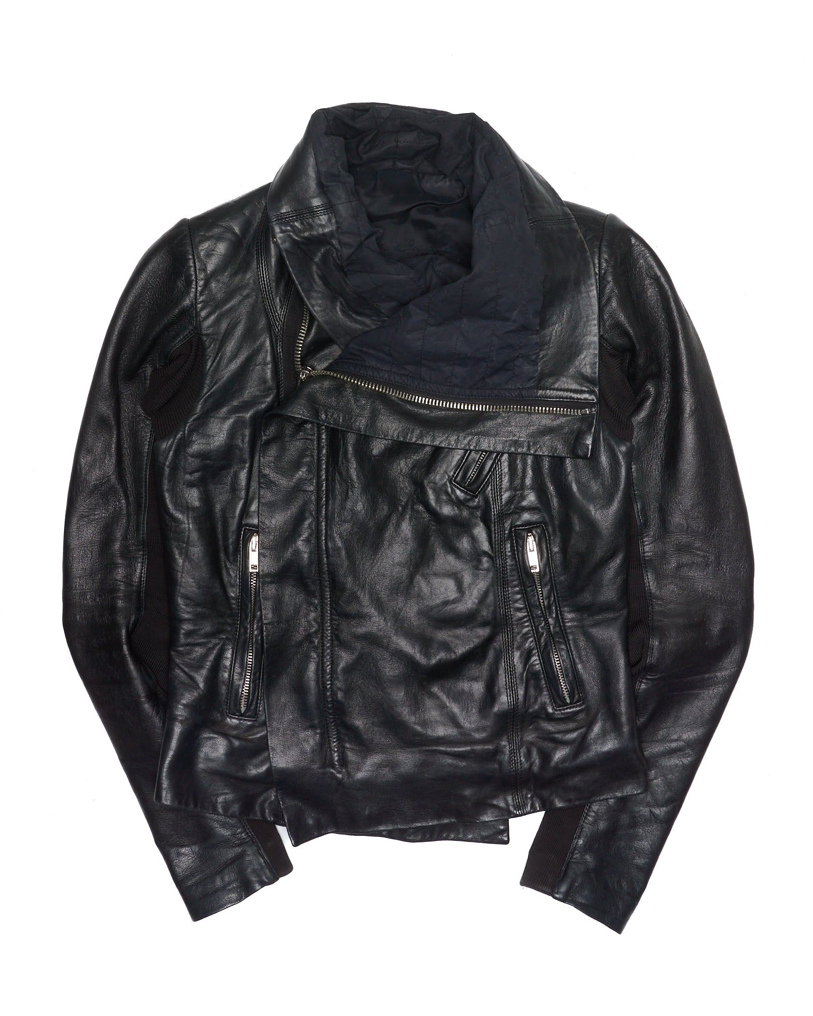 F/W12 Rick Owens Naska Biker Leather Jacket – Garment Service
