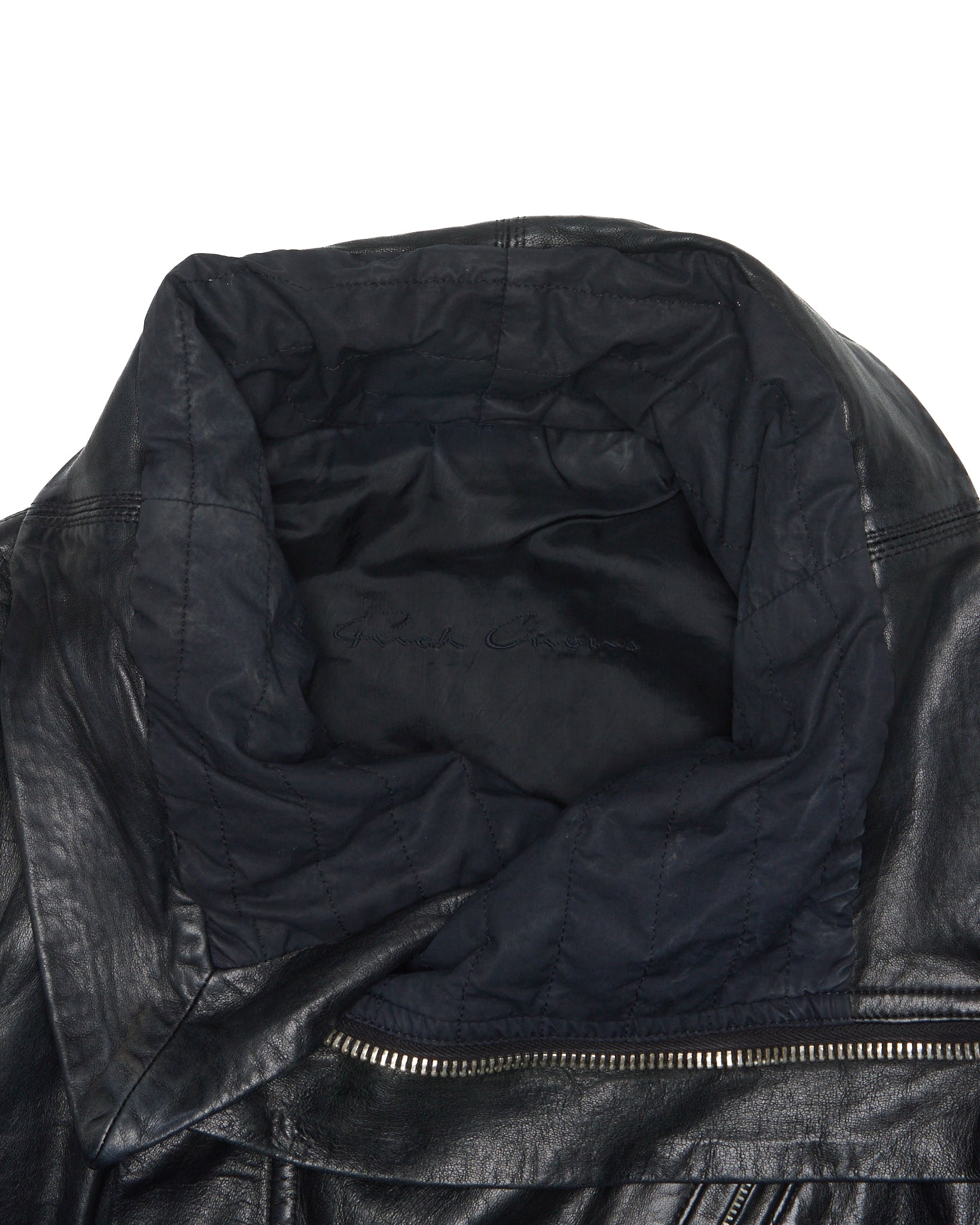 F/W12 Rick Owens Naska Biker Leather Jacket