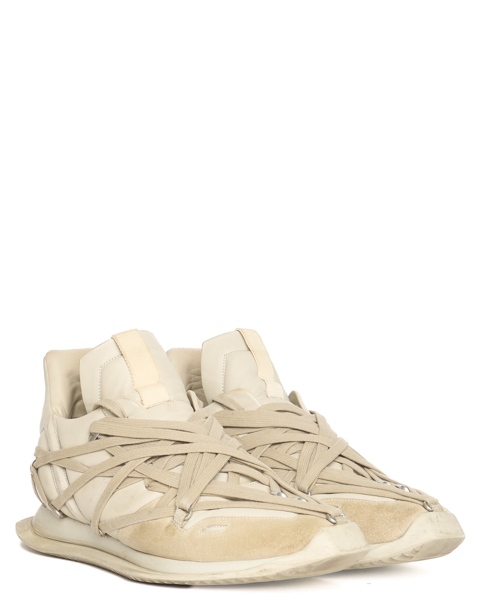 Rick Owens Off-White Maximal Runner Sneakers