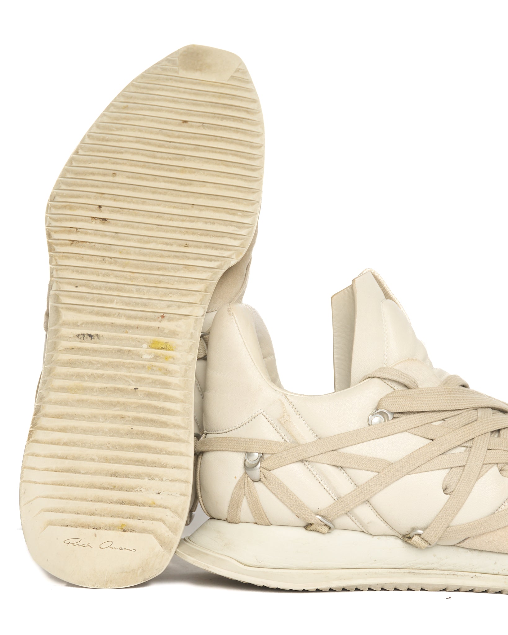 Rick Owens Off-White Maximal Runner Sneakers