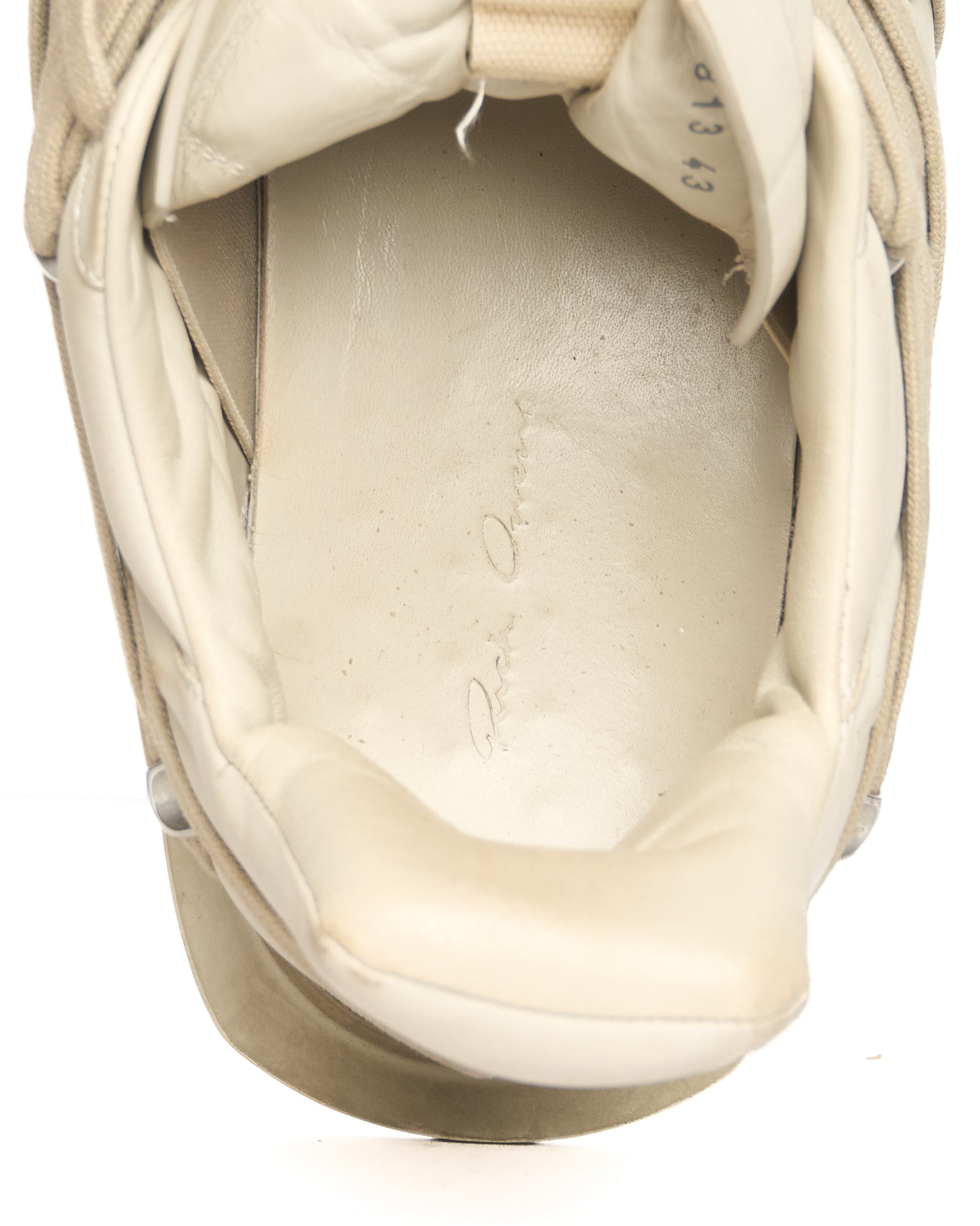 Rick Owens Off-White Maximal Runner Sneakers