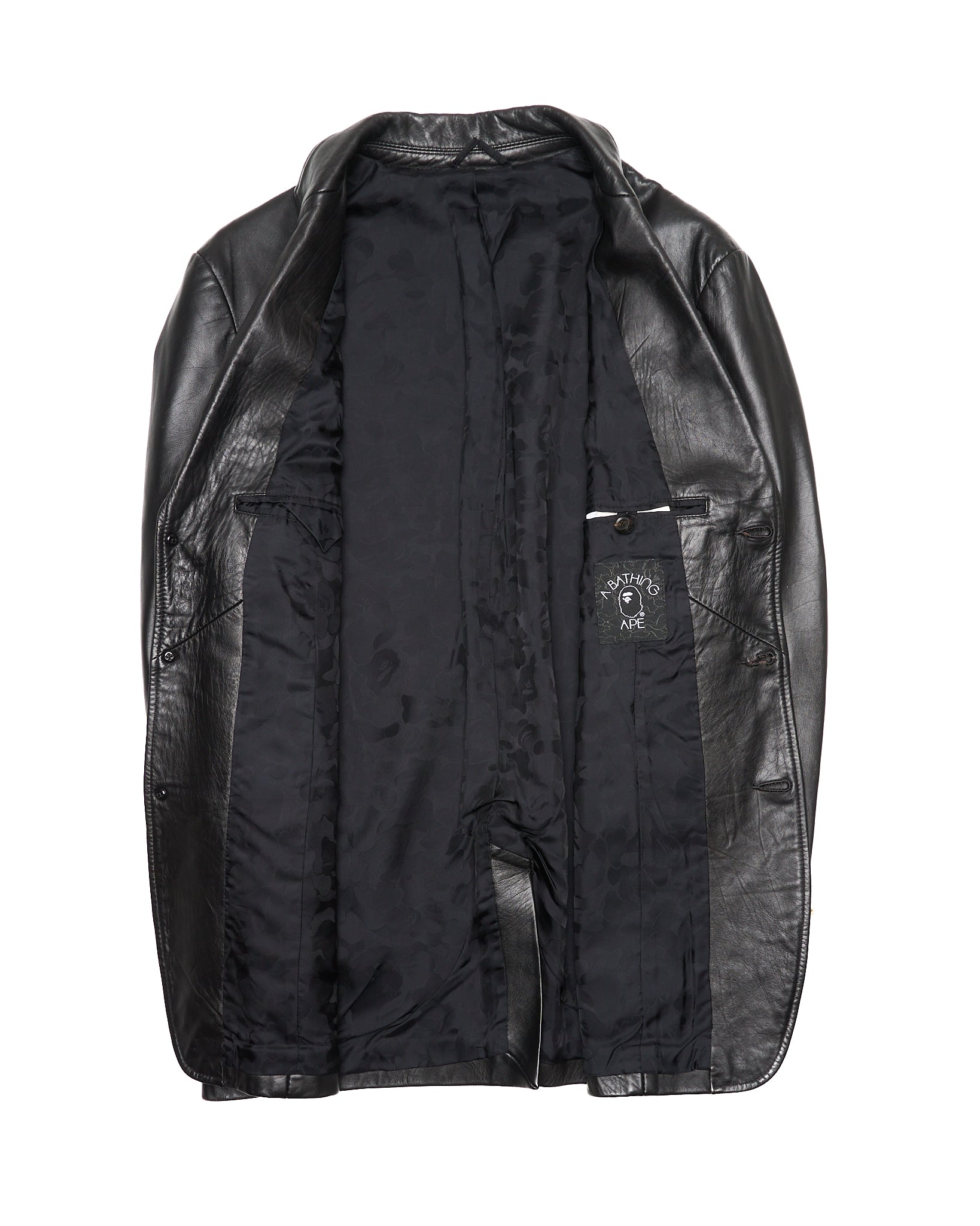*SAMPLE* 09’ BAPE EXCLUSIVE Cowhide Camo-Lined Blazer