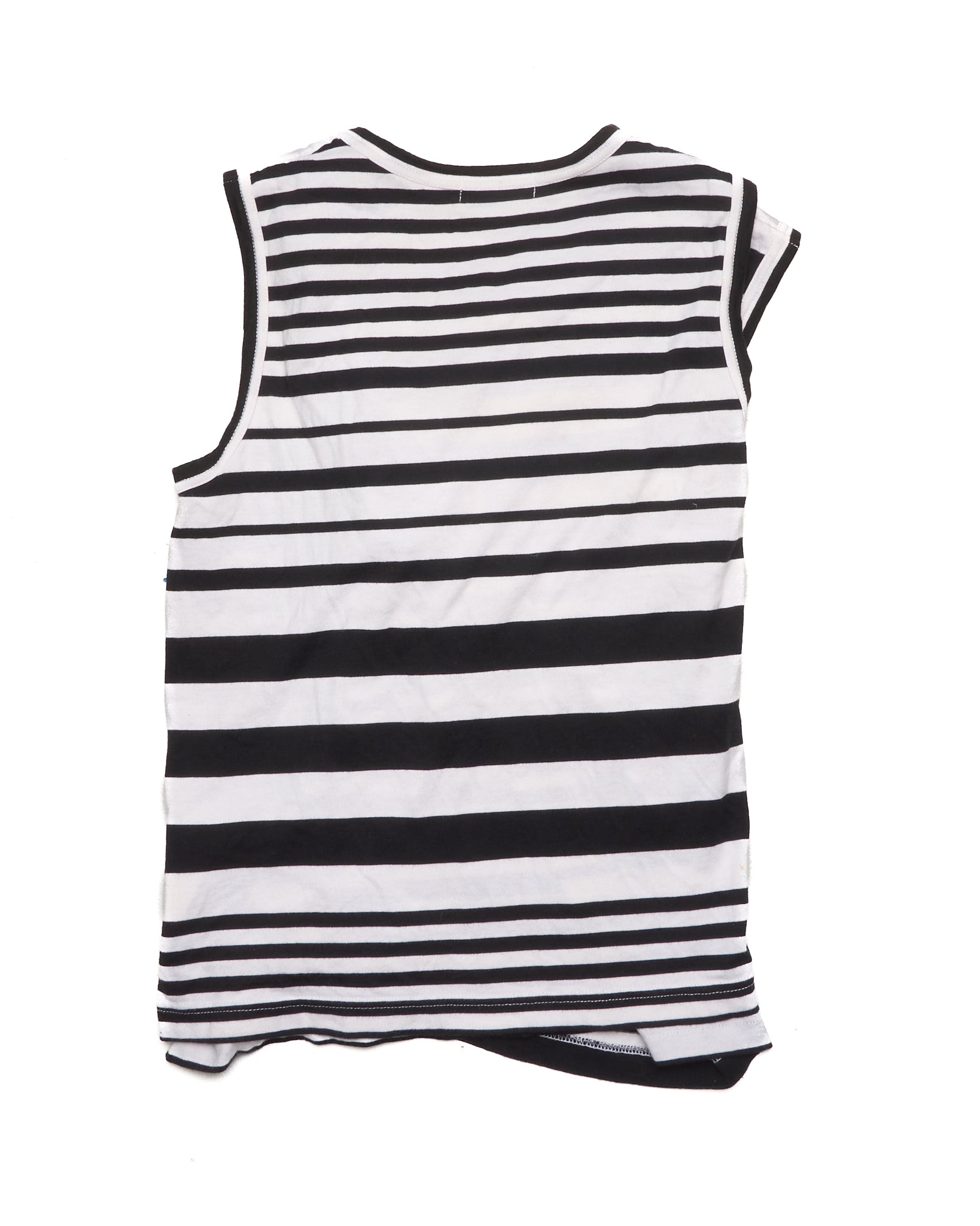 S/S03 Comme Des Garçons Double Layered Deconstructed Sleeveless Tee