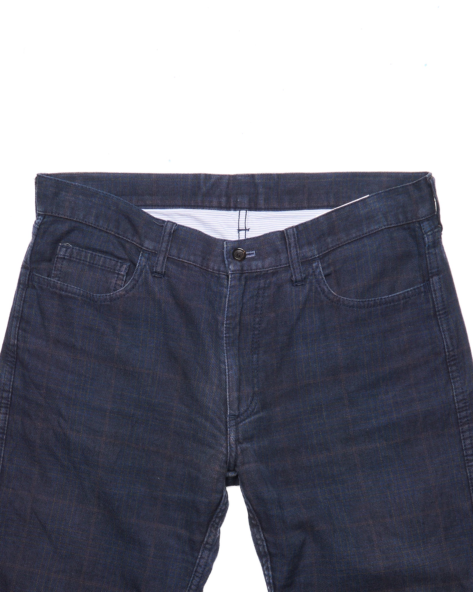 S/S06 Comme Des Garçons HOMME Plaid Cotton Blend Pants