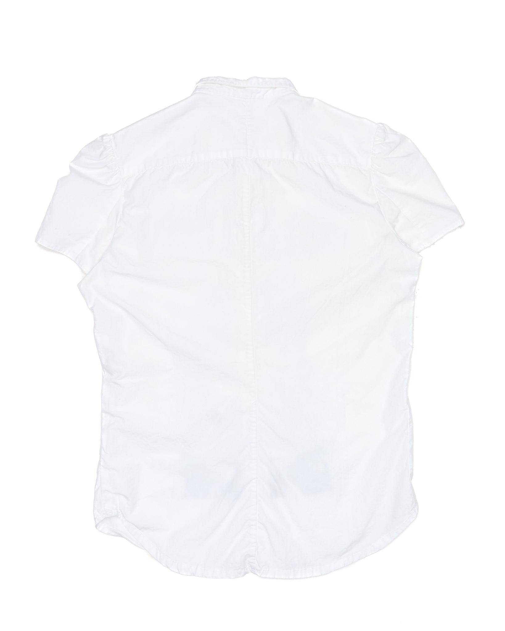 S/S06 Junya Watanabe Mesh Panel 'HELLBLOOD' Graphic Button Up Tee