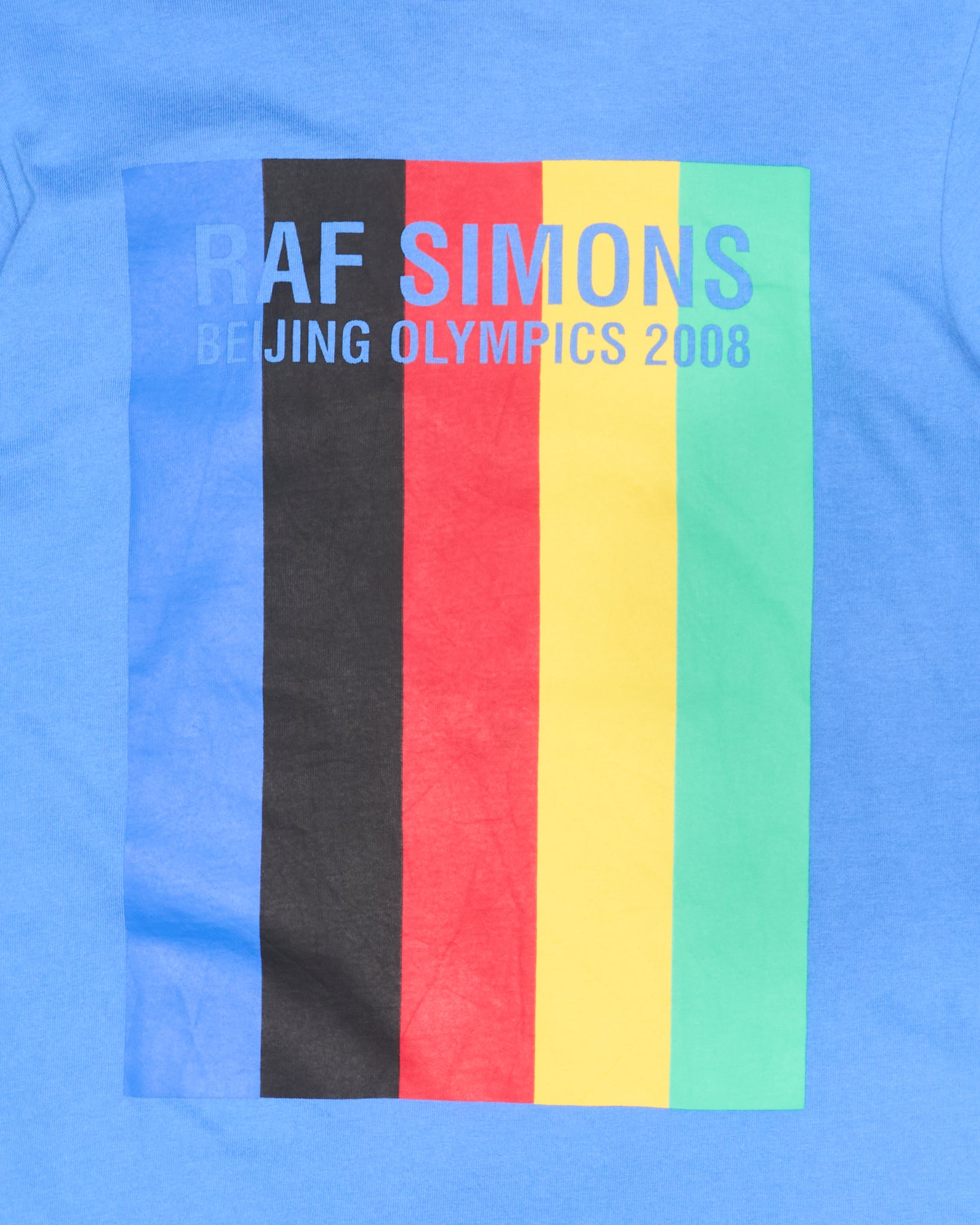 S/S08 Raf Simons Beijing Summer Games Graphic Tee